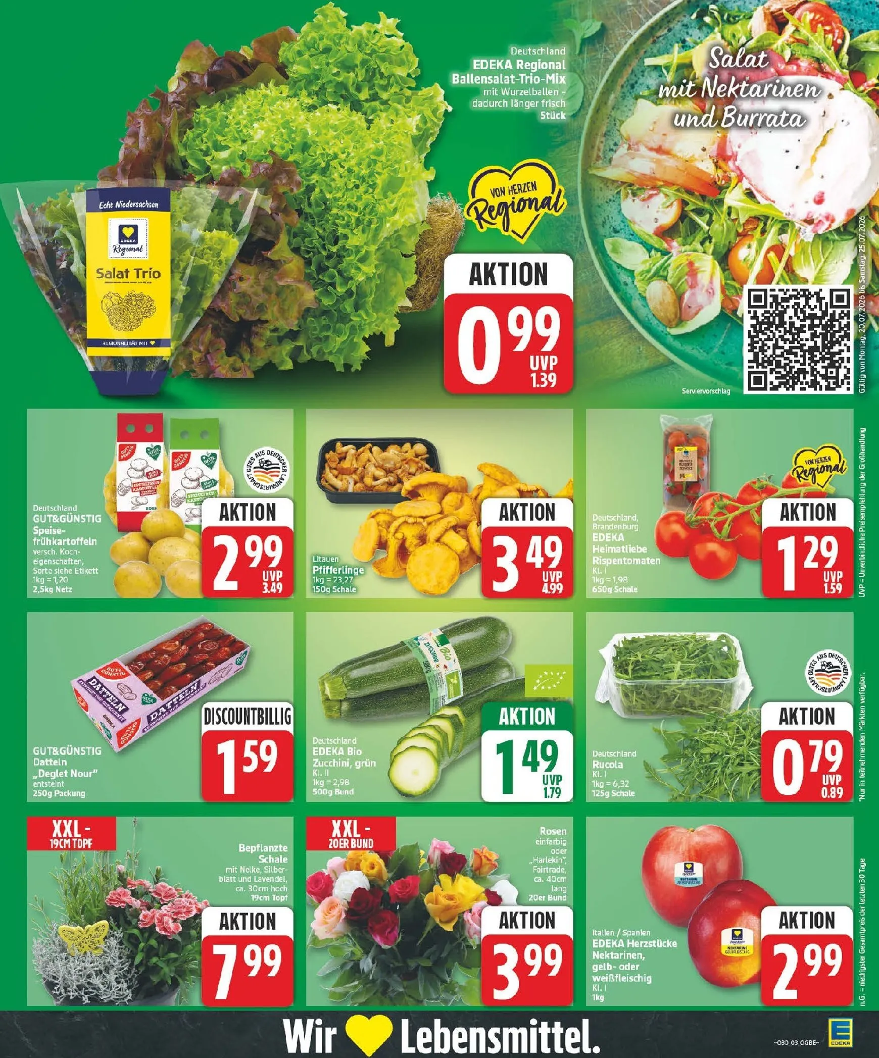Edeka Prospekt nächste Woche – von Montag 20.07.2026 bis Samstag 25.07.2026 von 20. Juli bis 25. Juli 2026 - Prospekt seite 3