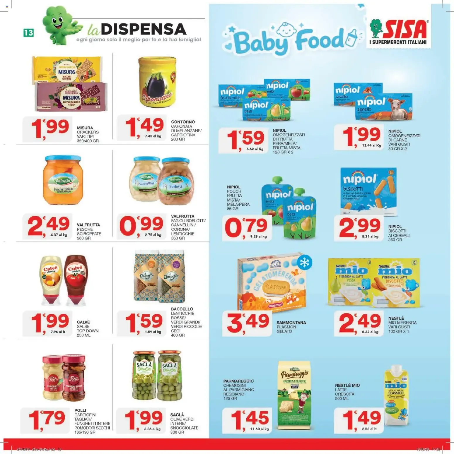 Nuovo SISA volantino dal 27/08/2026 > offerte anteprima 🛍️ da 27 agosto a 9 settembre di 2026 - Pagina del volantino 13