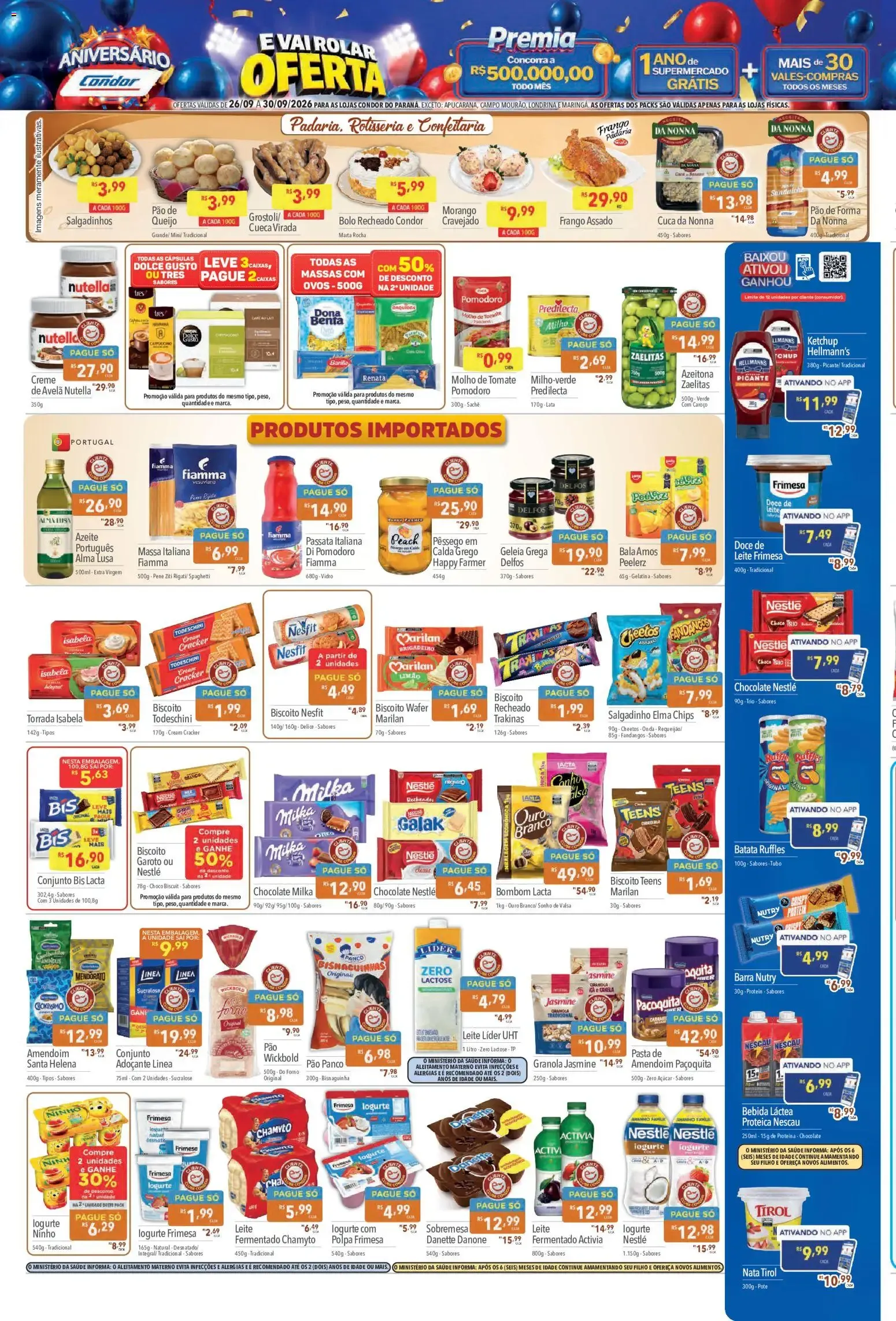Encarte de Supermercados Condor ofertas Aniversário de 26/09/2026 26 de setembro até 30 de setembro 2026 - Pagina 2