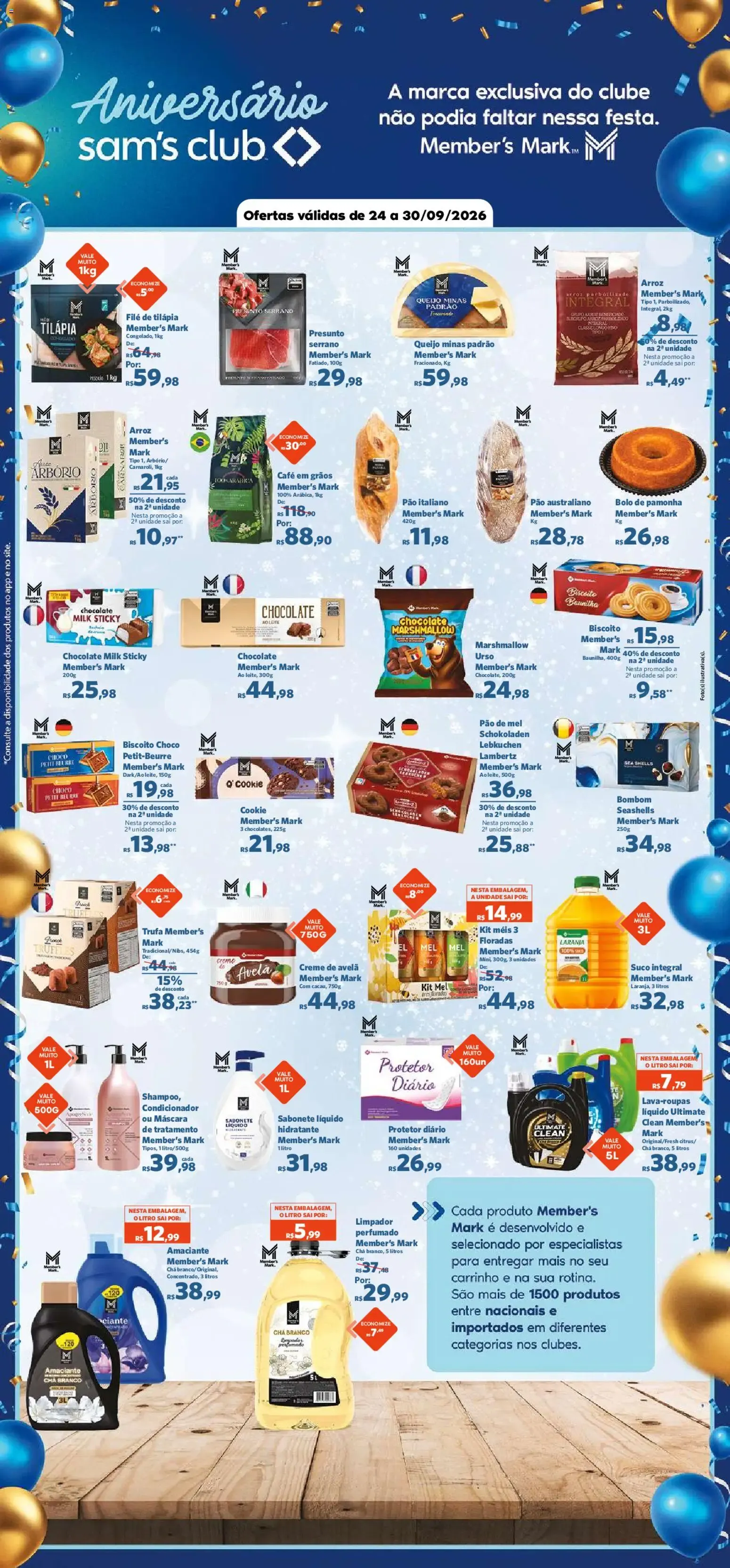 Encarte de Aniversário Sam's Club - Ofertas válidas de 24 a 30/09/2026 24 de setembro até 30 de setembro 2026 - Pagina 2