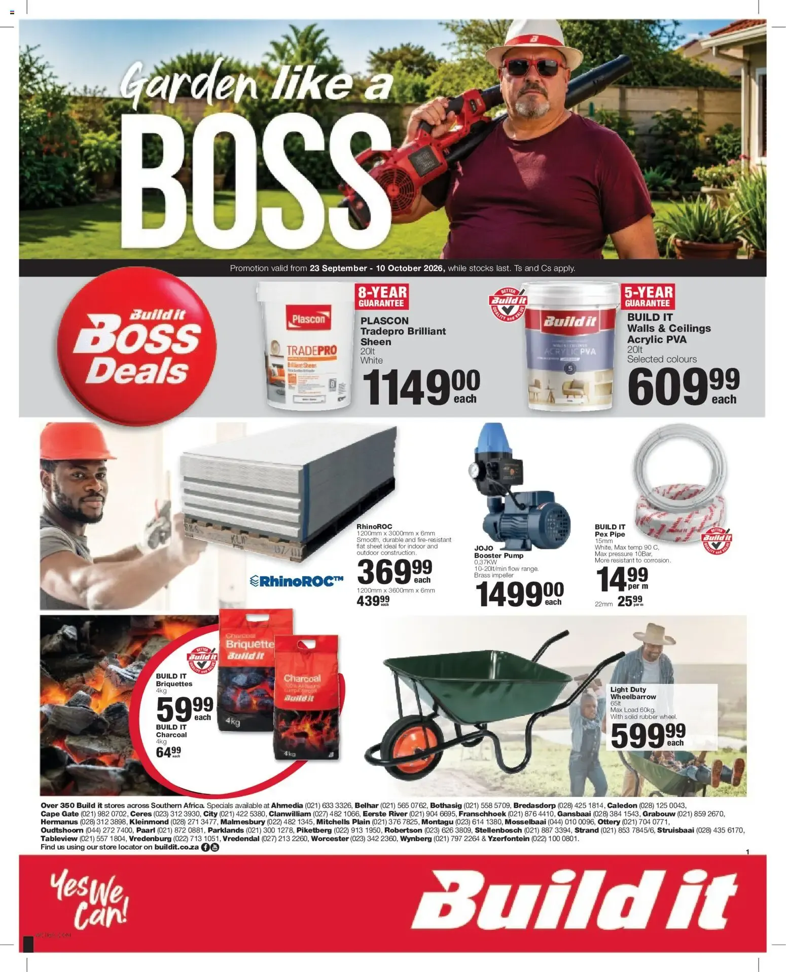Build it Boss Deals from 23 September to 10 October 2026 - Catalogue Page 1