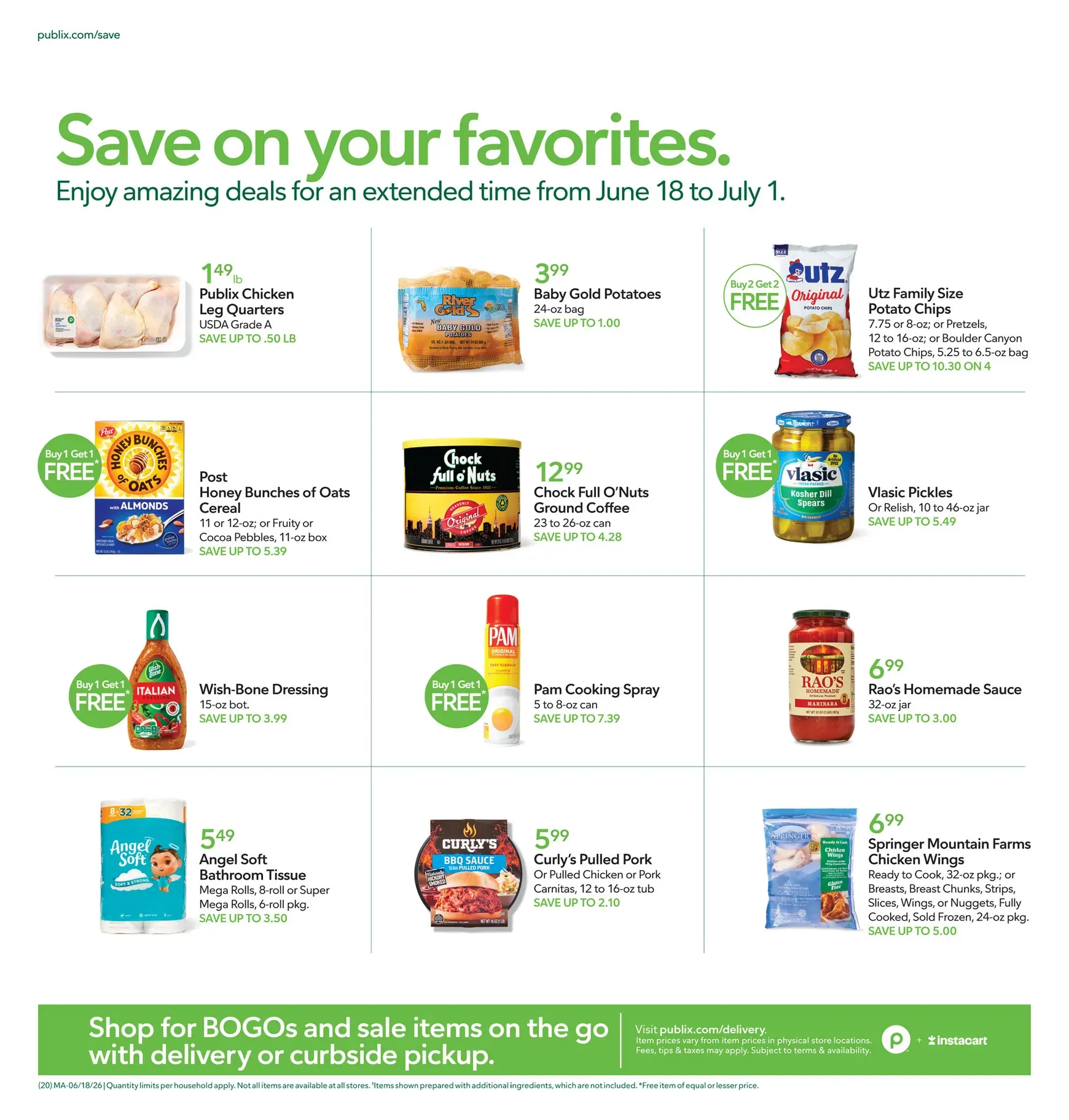 Weekly ad Current Publix leaflet valid from Thursday 06/25/2026 to Wednesday 07/01/2026 from June 25 to July 1 2026 - Page 21