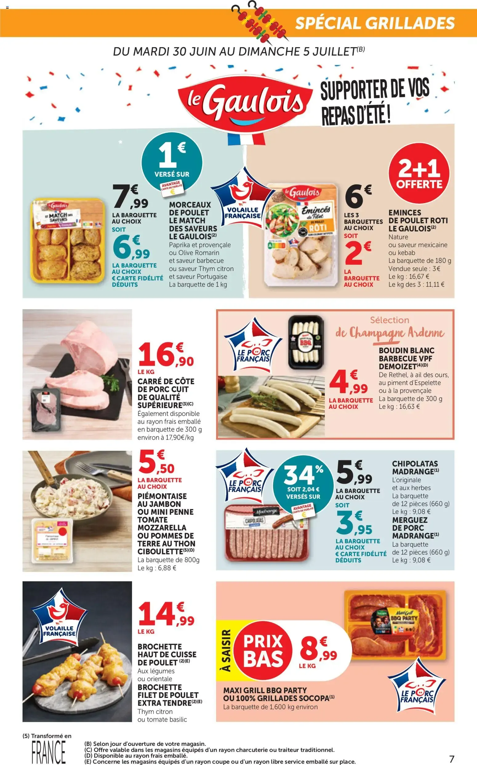bi1 Catalogue supermarché à partir du 30/06/2026 - promo en ligne du 30 juin au 12 juillet 2026 - Catalogue page 7