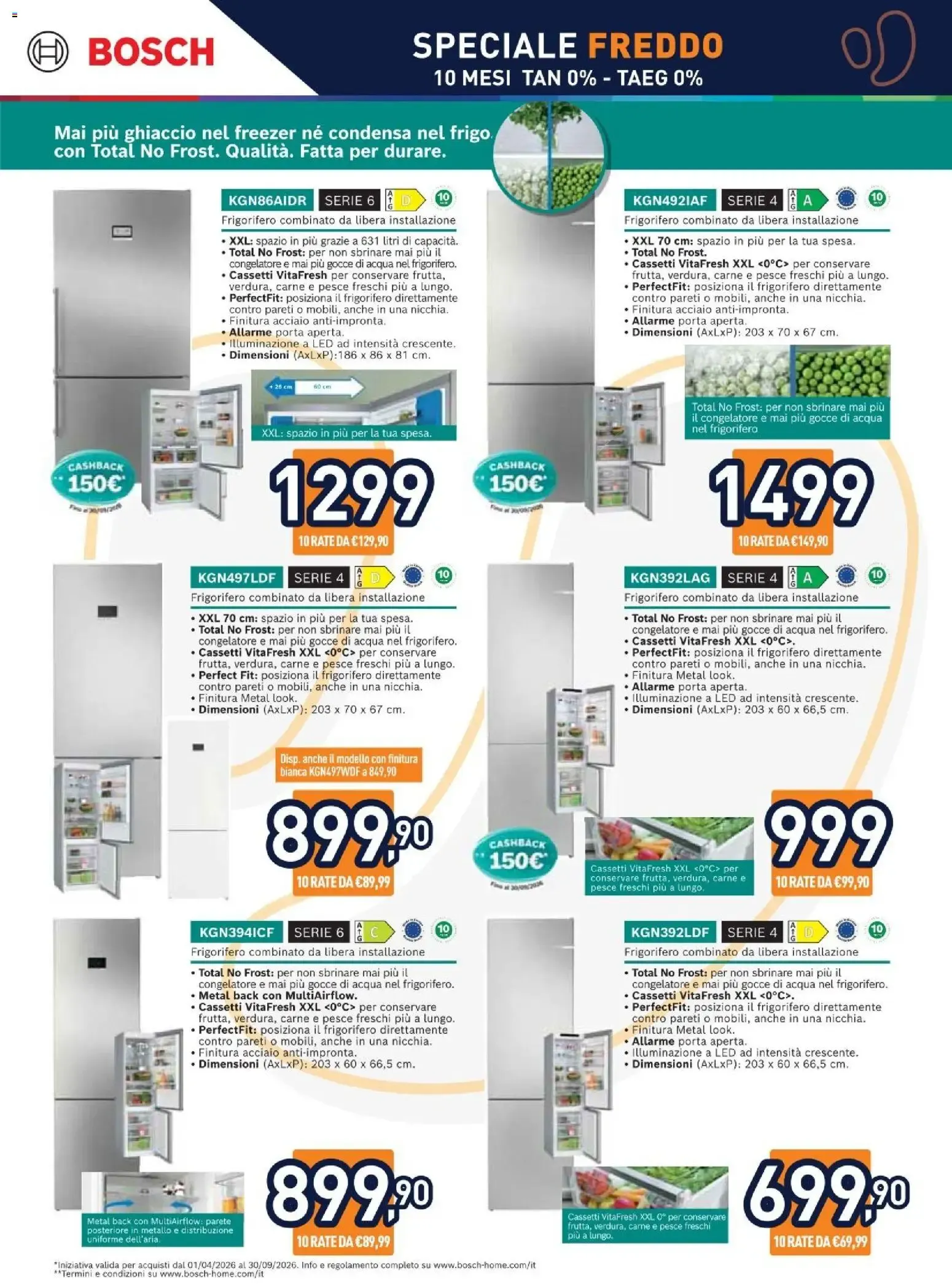 Nuovo Unieuro volantino Freddo dal 03/07/2026 > offerte anteprima 🛍️ da 3 luglio a 26 luglio di 2026 - Pagina del volantino 7