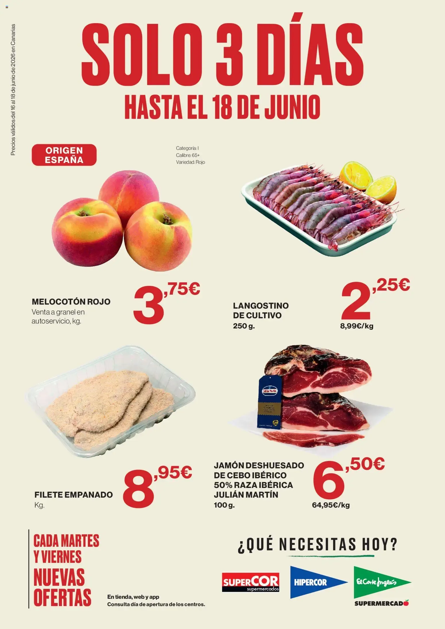 Catálogo de Supercor Canarias 16/06/2026 - 18/06/2026 16 de junio al 18 de junio 2026 - Página 1