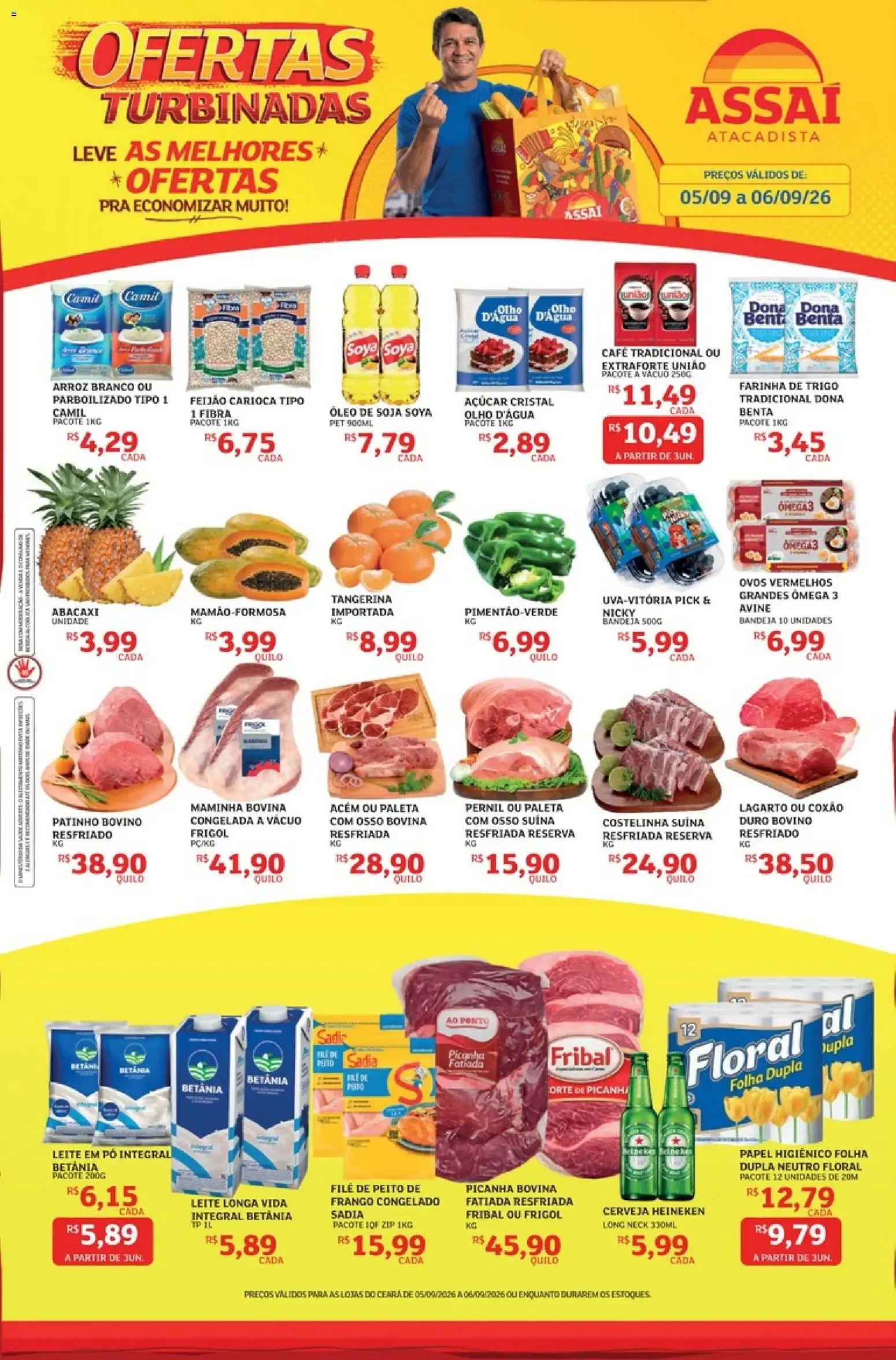Encarte de Assaí Atacadista ofertas - CE de 05/09/2026 | Promoções Online 5 de setembro até 6 de setembro 2026 - Pagina 1