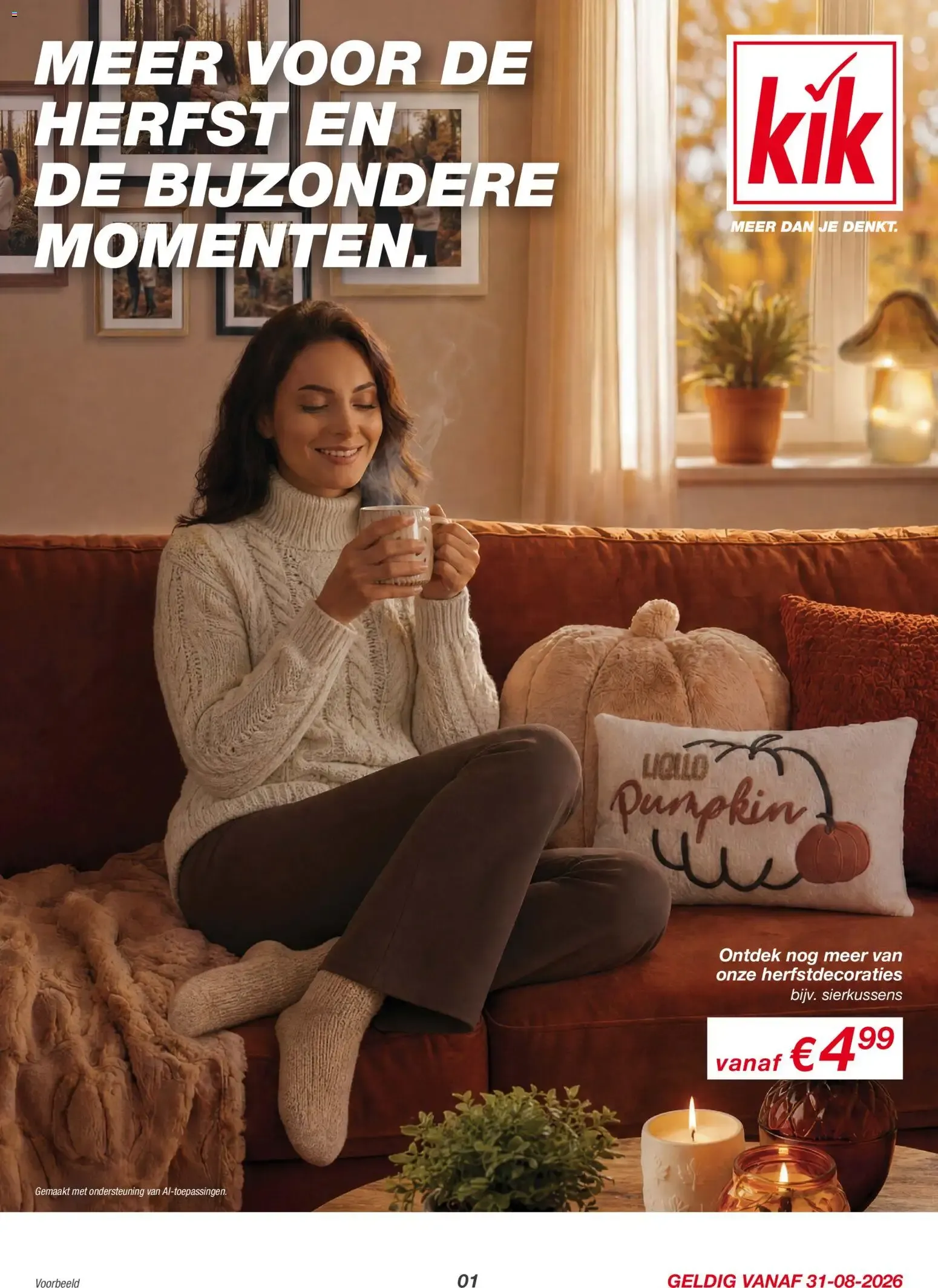 KiK: Más para el otoño y los momentos especiales van 31 augustus tot 30 september 2026 - Folder pagina 1