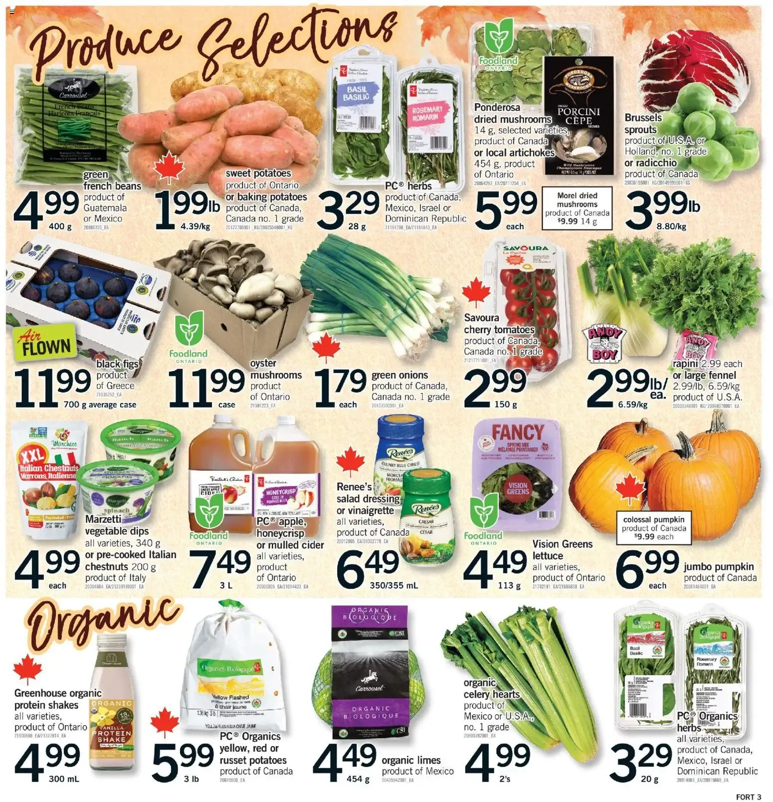 Fortinos weekly flyer / circulaire from Oct 8, 2026 > weekly specials & deals from October 9 to October 11 2026 - flyer page 4