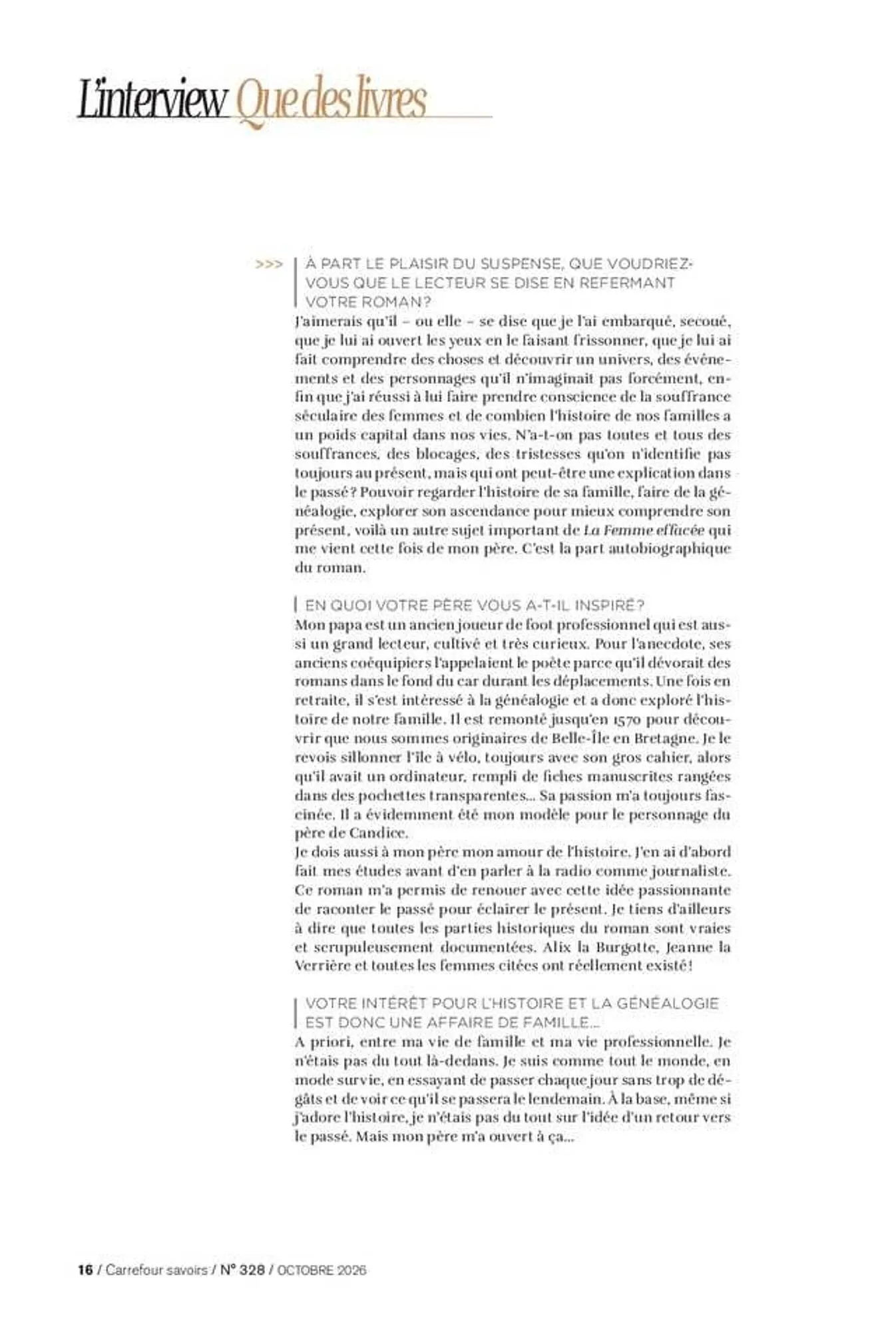 Carrefour SAVOIRS du 1 octobre au 31 octobre 2026 - Catalogue page 16