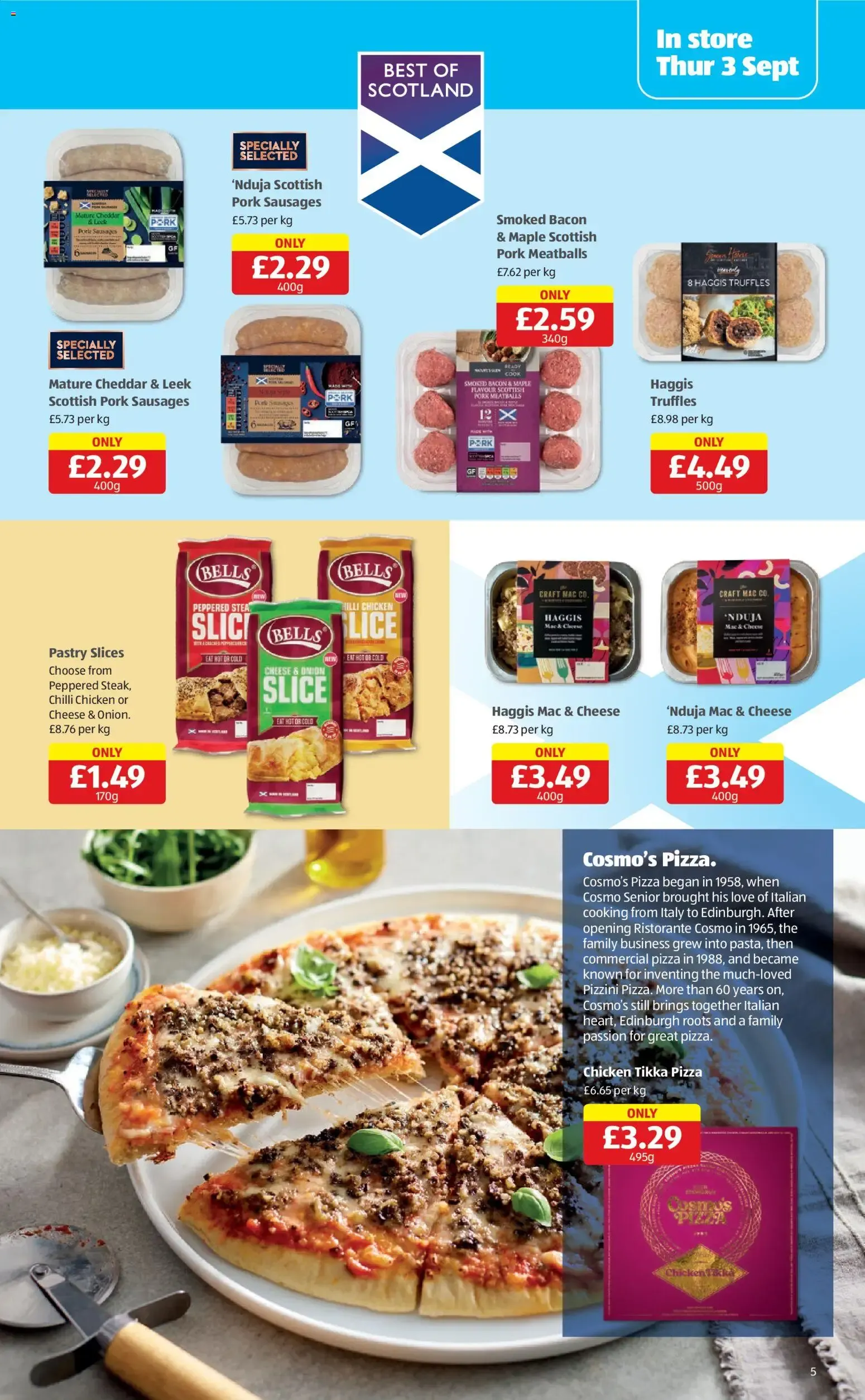 Weekly offers Scottish Specialbuys Aldi (03/09/2026 - 09/09/2026) - Offers Online from 3 September to 9 September 2026 - Catalogue Page 5