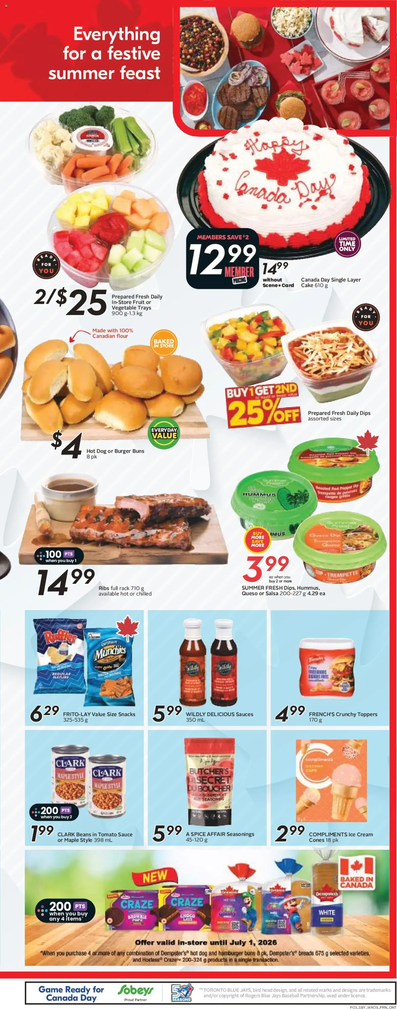 Sobeys weekly flyer / circulaire from Jun 25, 2026 > weekly specials & deals from June 25 to July 1 2026 - flyer page 6