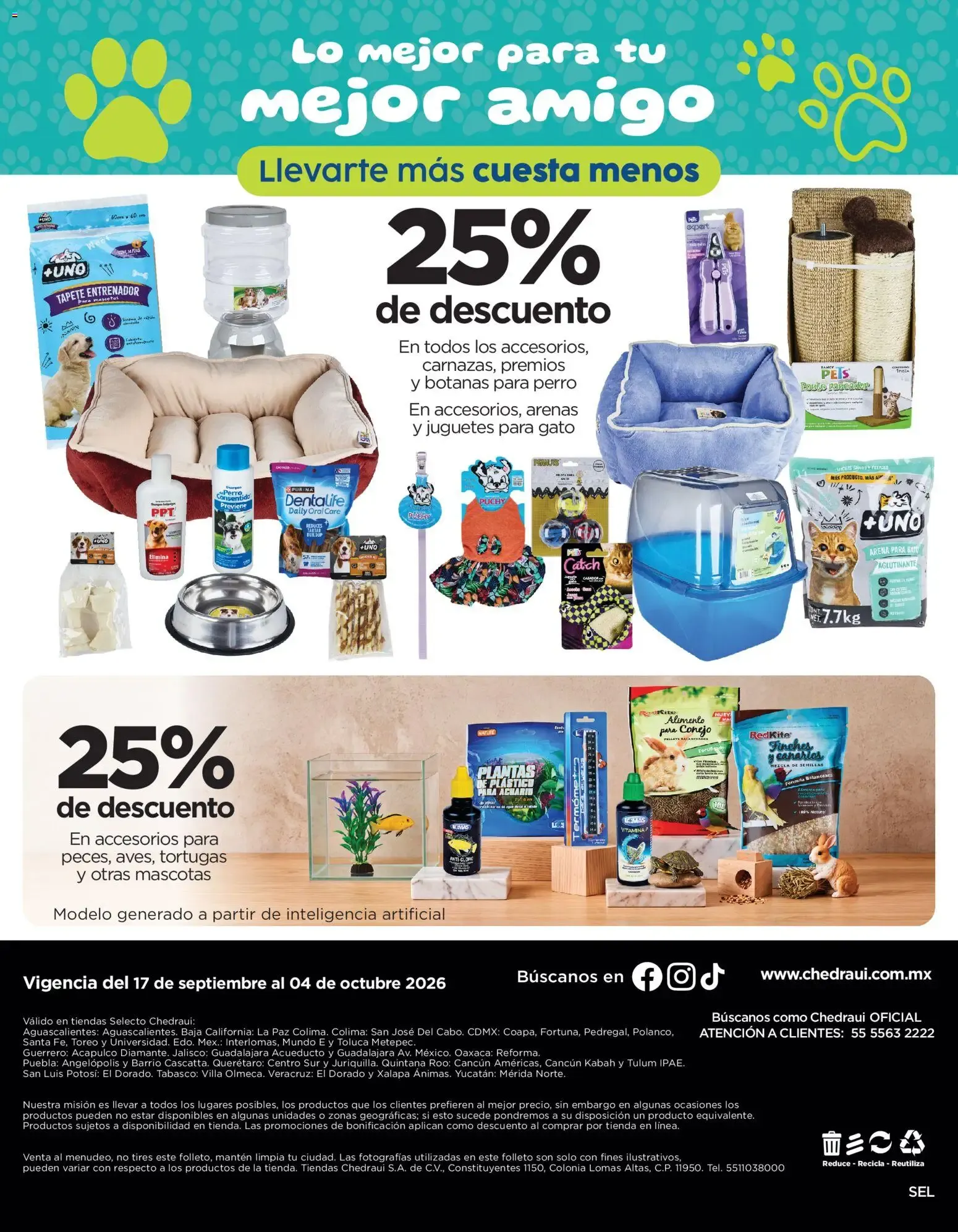 Catálogo de Chedraui folleto Llevarte más cuesta menos (17/09/2026 - 04/10/2026) - catálogo en línea 17 de septiembre al 4 de octubre 2026 - Pagina 16