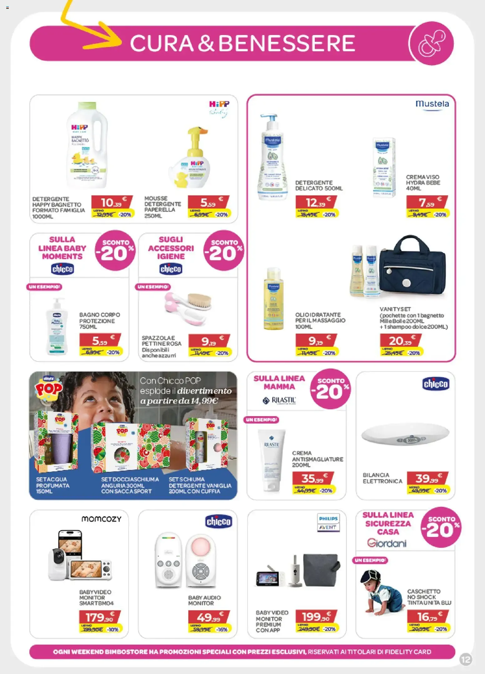 Bimbo Store Coccole e... relax! da 30 luglio a 26 agosto di 2026 - Pagina del volantino 12