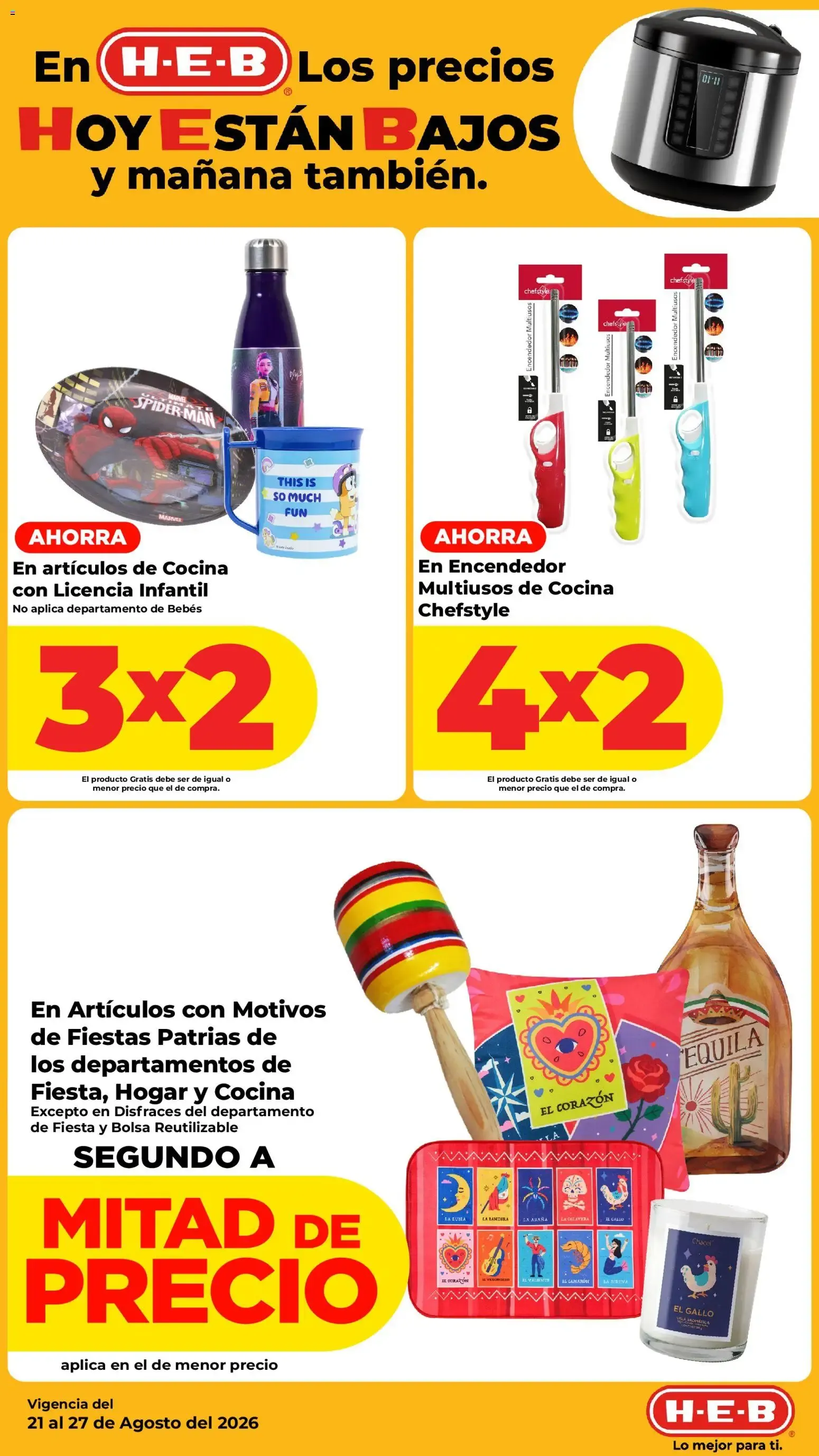 Catálogo de H-E-B folleto Los precios hoy están bajos (21/08/2026 - 27/08/2026) - catálogo en línea 21 de agosto al 27 de agosto 2026 - Pagina 17