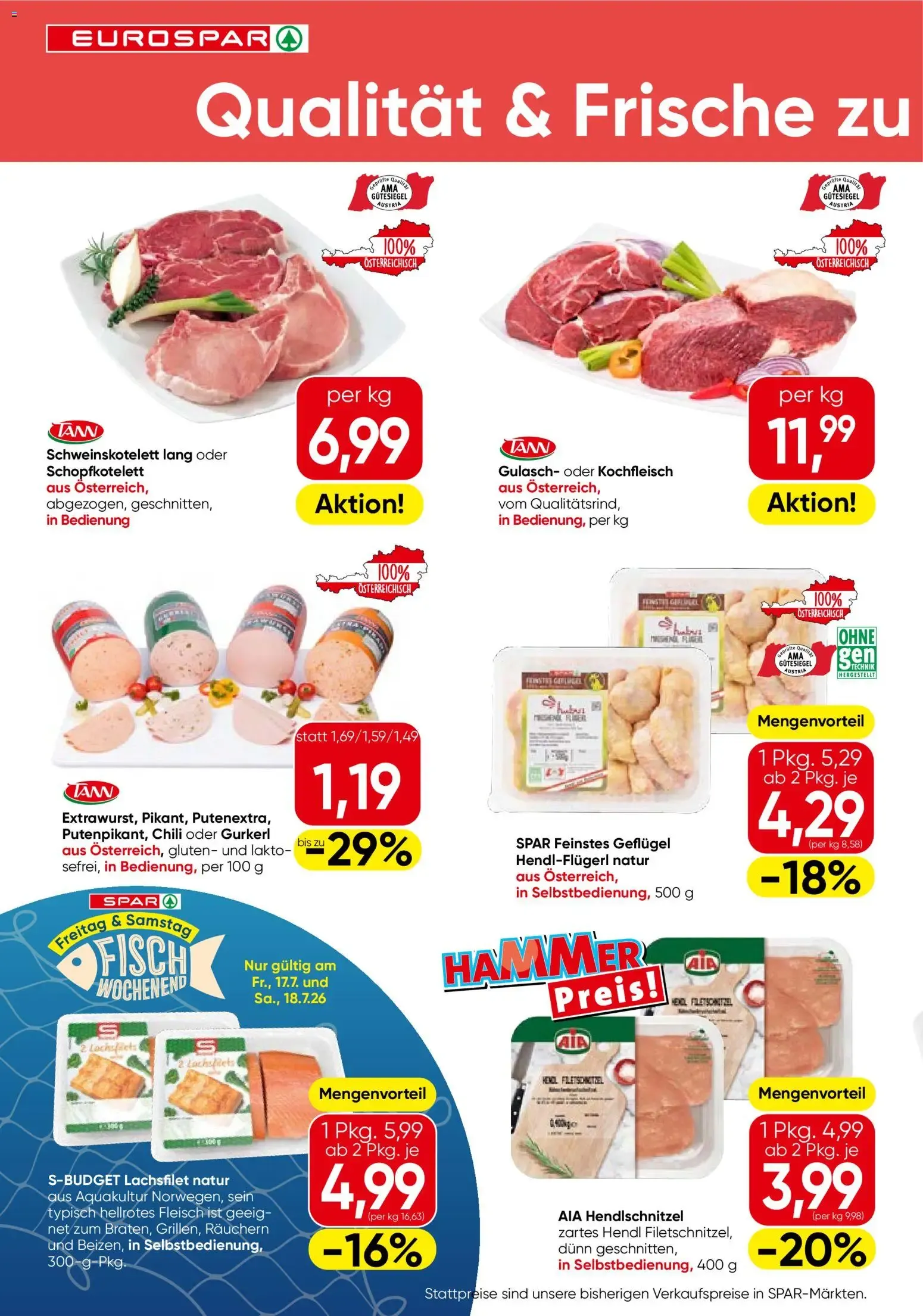 Eurospar Flugblatt von 16.07.2026 - Aktuelle Angebote von 16. Juli bis 29. Juli 2026 - Flugblätt seite 2