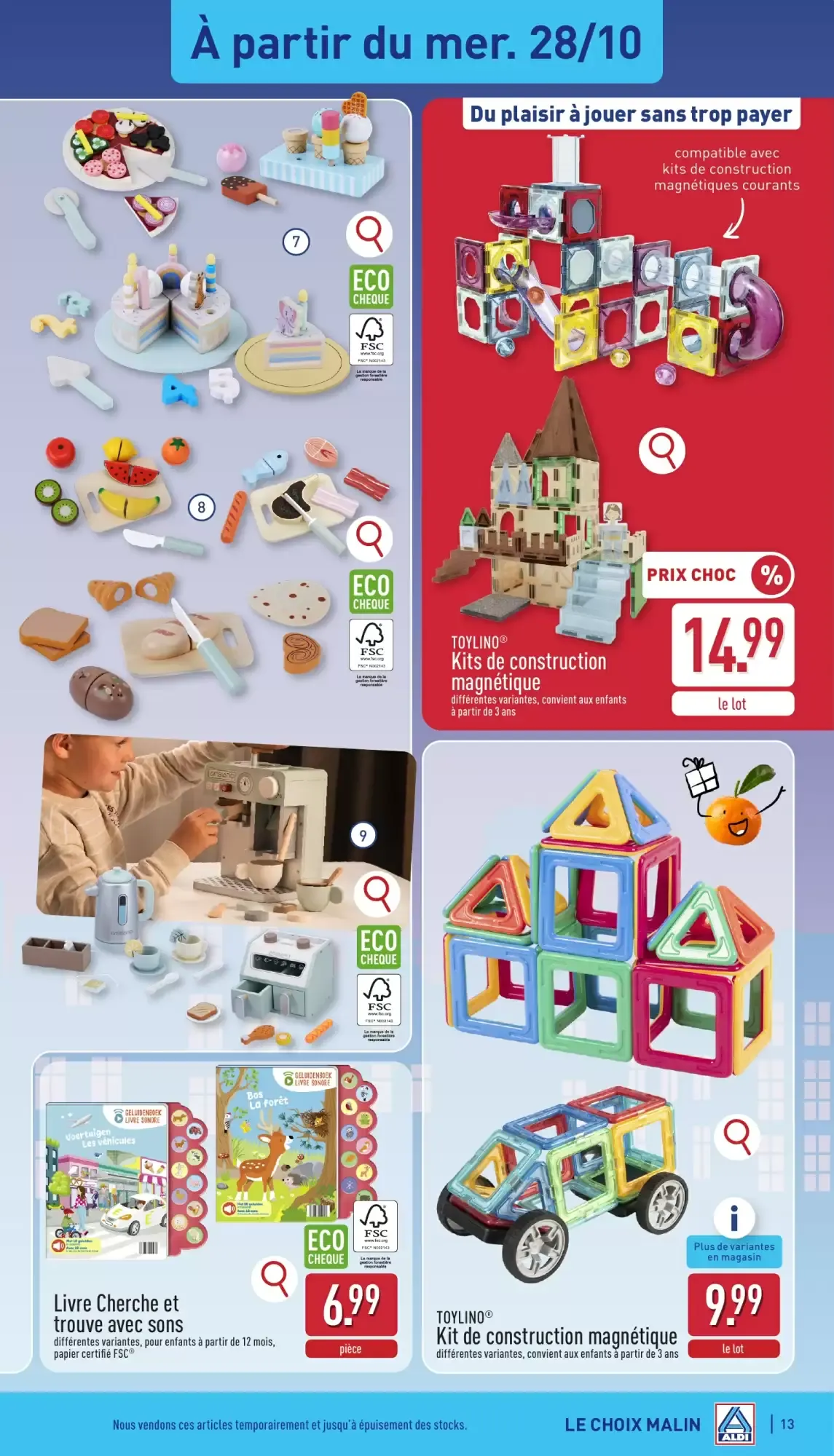 ALDI Dépliant del 26 al 31 de octubre van 26 oktober tot 31 oktober 2026 - folder pagina 13