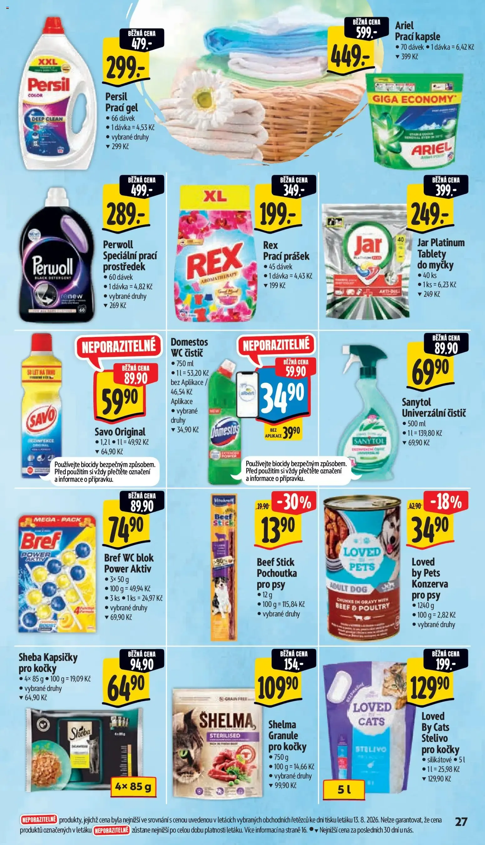Albert leták - Supermarket od 19.08.2026 - Akční leták - 19. srpna 25. srpna 2026 - Page 39