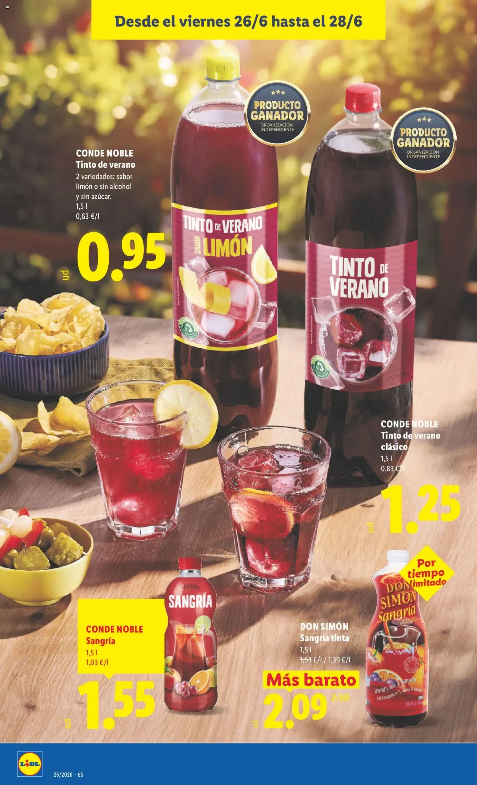 Catálogo de Lidl folleto del 22/06/2026 | Ofertas 22 de junio al 28 de junio 2026 - Página 26