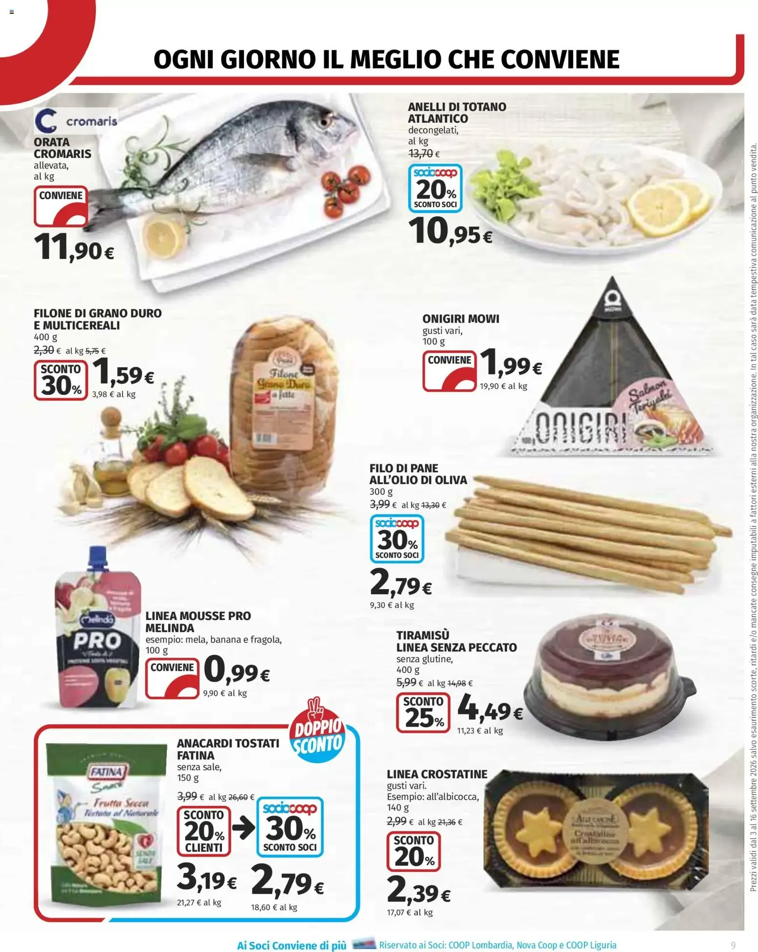Volantino COOP Anteprima dal 03/09/2026 > NUOVO Promozioni da 3 settembre a 16 settembre di 2026 - Pagina del volantino 9