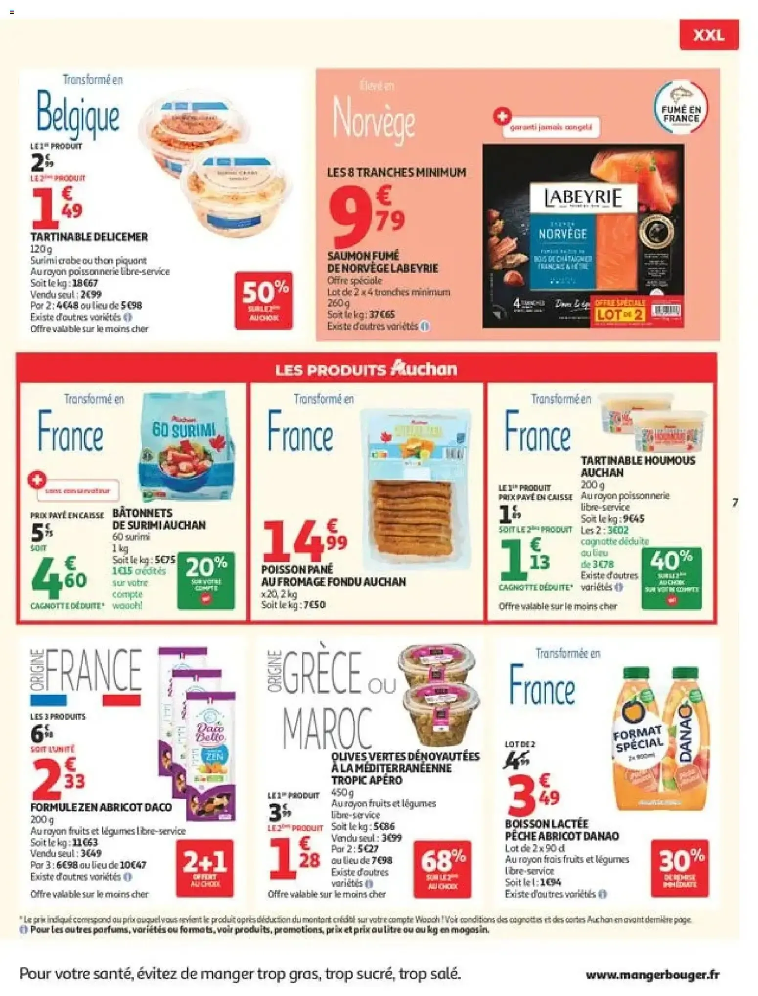 Auchan Promos XXL, rentrée à partir du 21/07/2026 - promo en ligne du 21 juillet au 2 août 2026 - Catalogue page 7