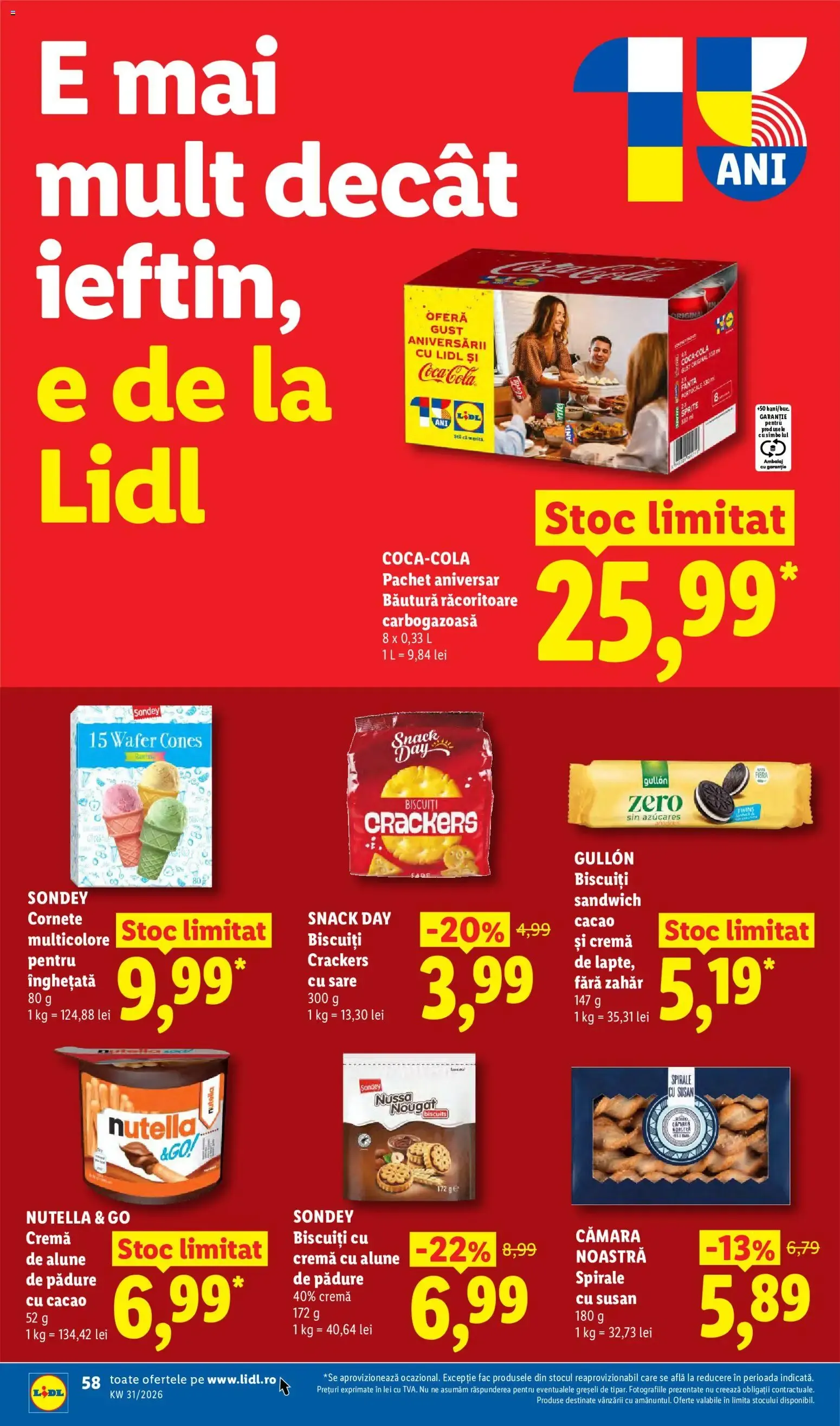 Catalog Catalog LIDL 27.07.2026 - Oferta și Revista online de la 27 iulie până la 2 august 2026 - Revista Pagina 58