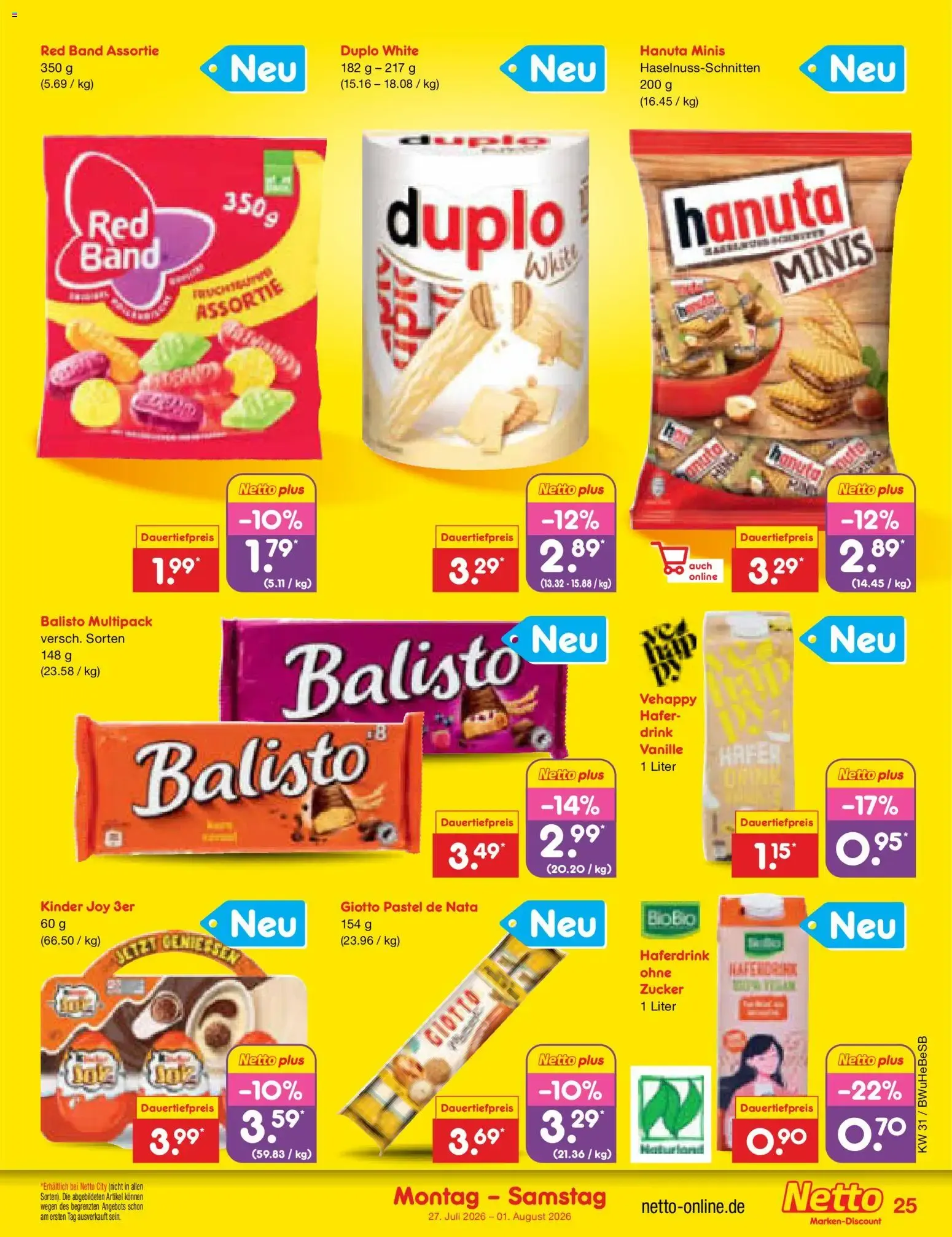 Netto Marken-Discount Prospekt (ab 27.07.2026) » Angebote von 27. Juli bis 1. August 2026 - Prospekt seite 39