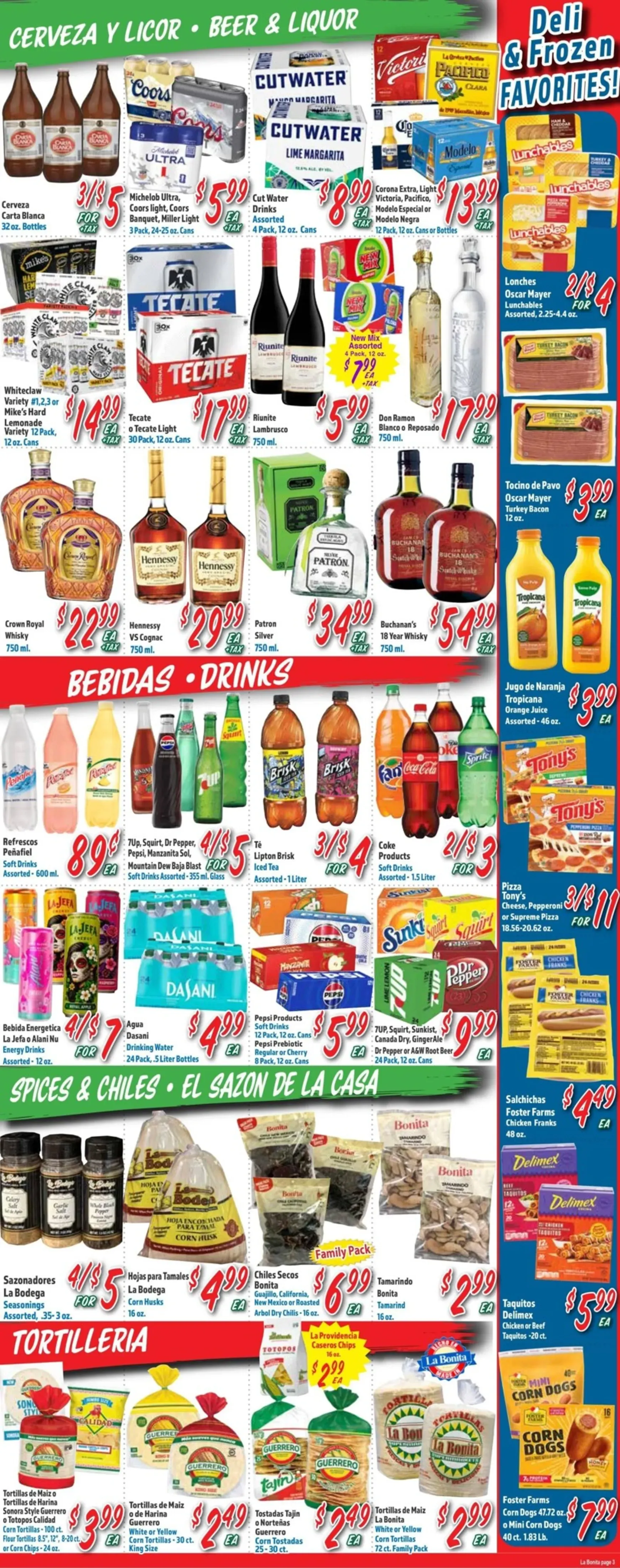 Weekly ad Current La Bonita leaflet valid from Wednesday 09/23/2026 to Tuesday 09/29/2026 from September 23 to September 29 2026 - Page 3