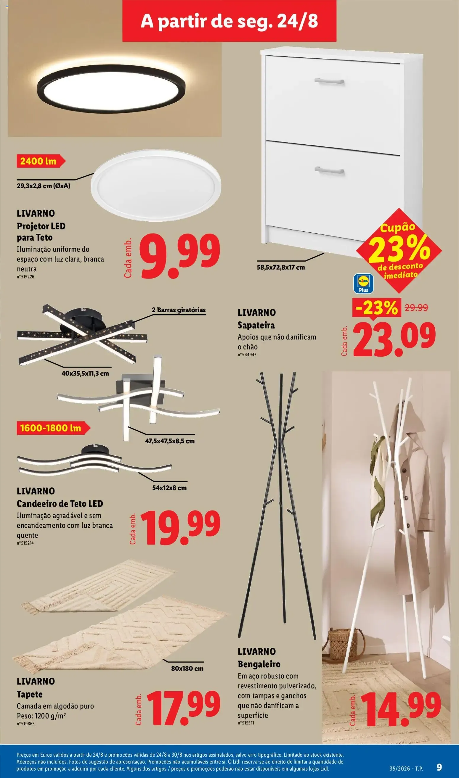 Folheto Lidl Novidades » de 24/08/2026 - 30/08/2026 de 24 de agosto até 30 de agosto 2026 - Pagina 9