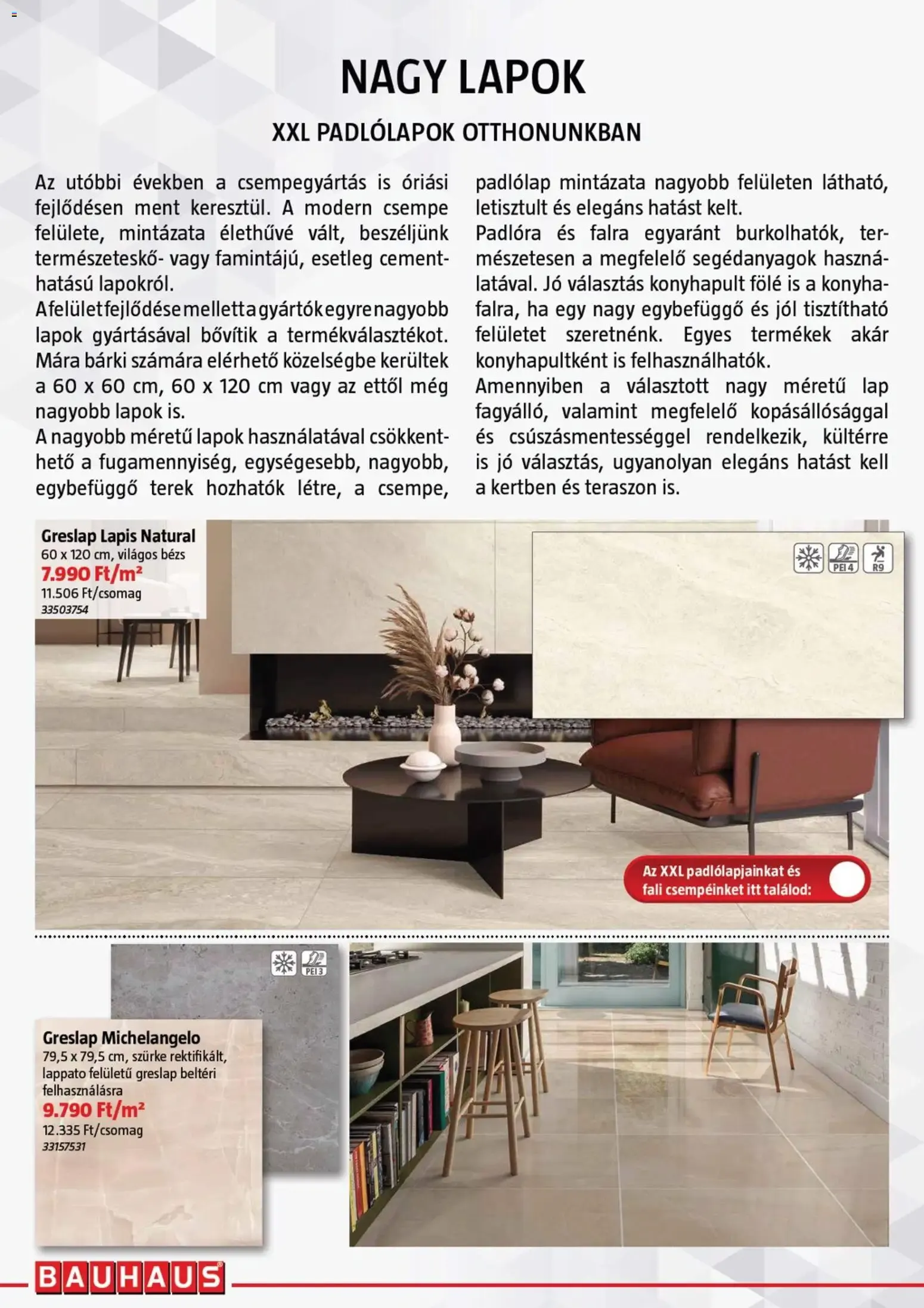 Katalógus Bauhaus Csempekatalógus - 2026.10.01. -tól/töl > akció, lapozható szórólap 🛍️ október 1.-tól november 3.-ig 2026. - Oldal 4