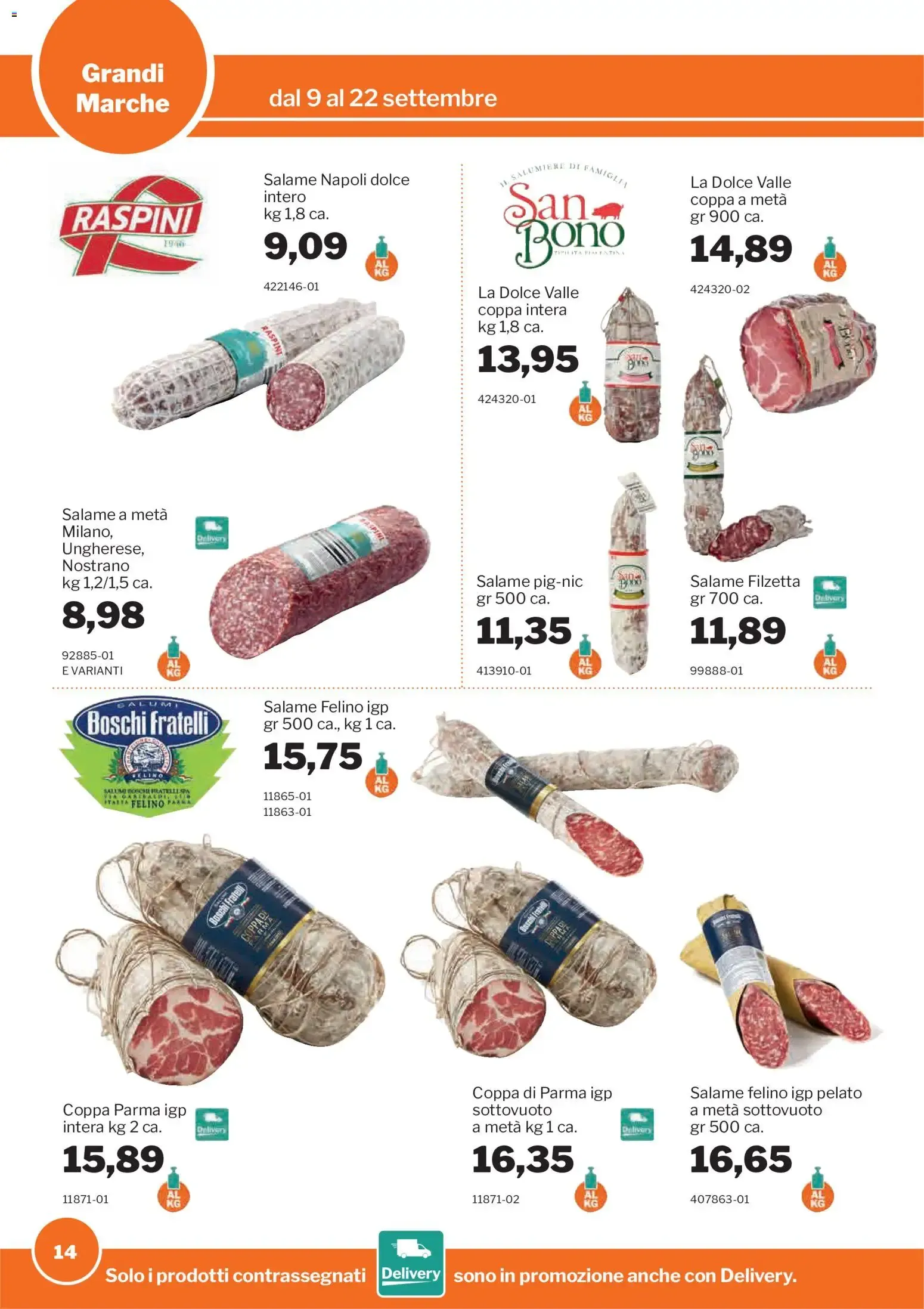 Promozioni GrosMarket da 9 settembre a 22 settembre di 2026 - Pagina del volantino 14