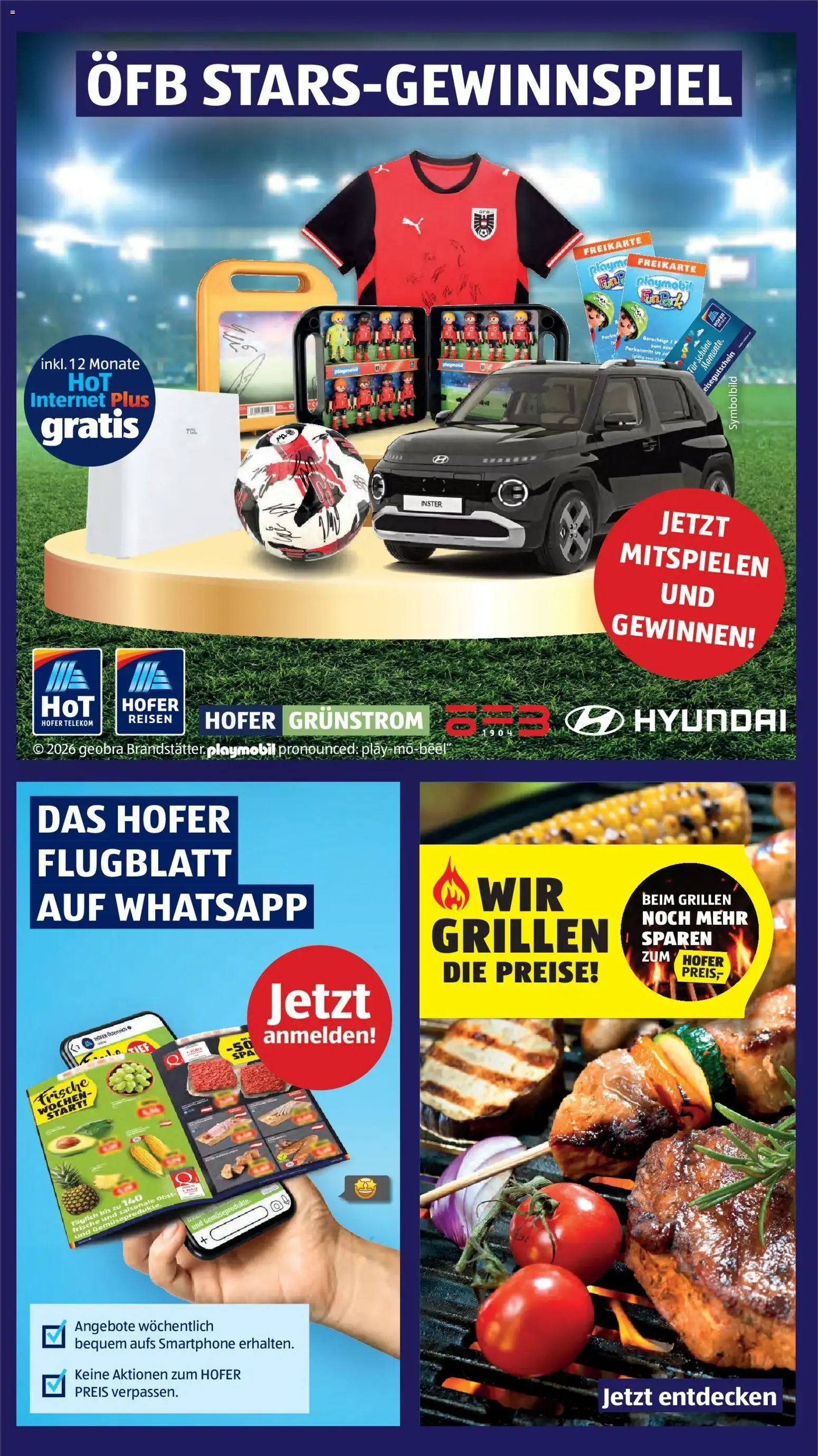 Hofer Flugblatt ab 26.06.2026 - Angebote, Aktionen von 26. Juni bis 2. Juli 2026 - Flugblätt seite  3