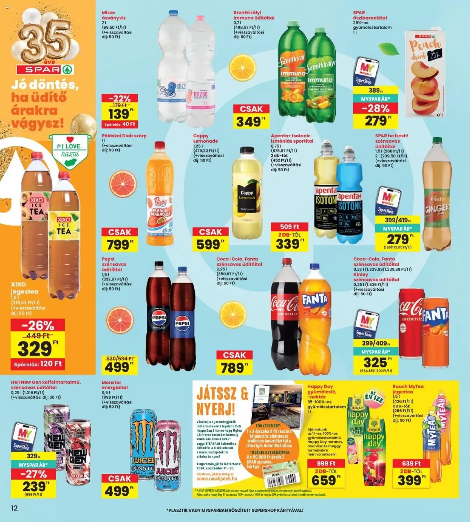 Katalógus Interspar akciós újság - 2026.09.17. -tól/töl > akció, lapozható szórólap 🛍️ szeptember 17.-tól szeptember 23.-ig 2026. - Oldal 12