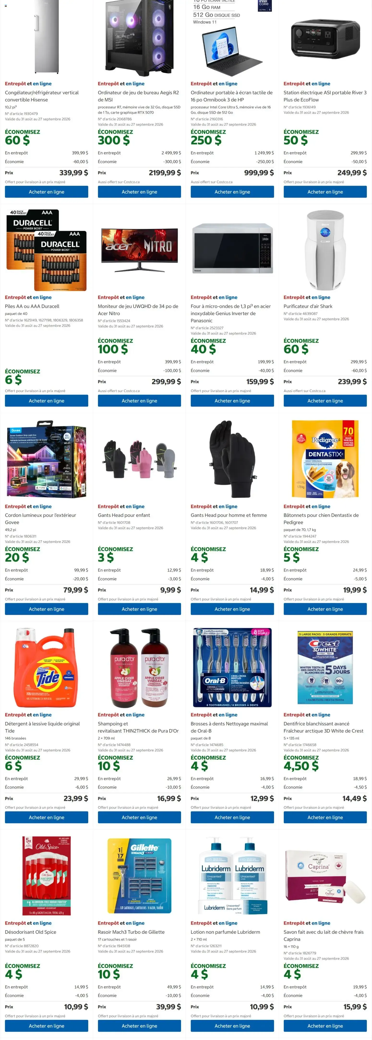 Encore plus d'économies chez Costco - Offres de 2 semaines from September 14 to September 27 2026 - flyer page 3