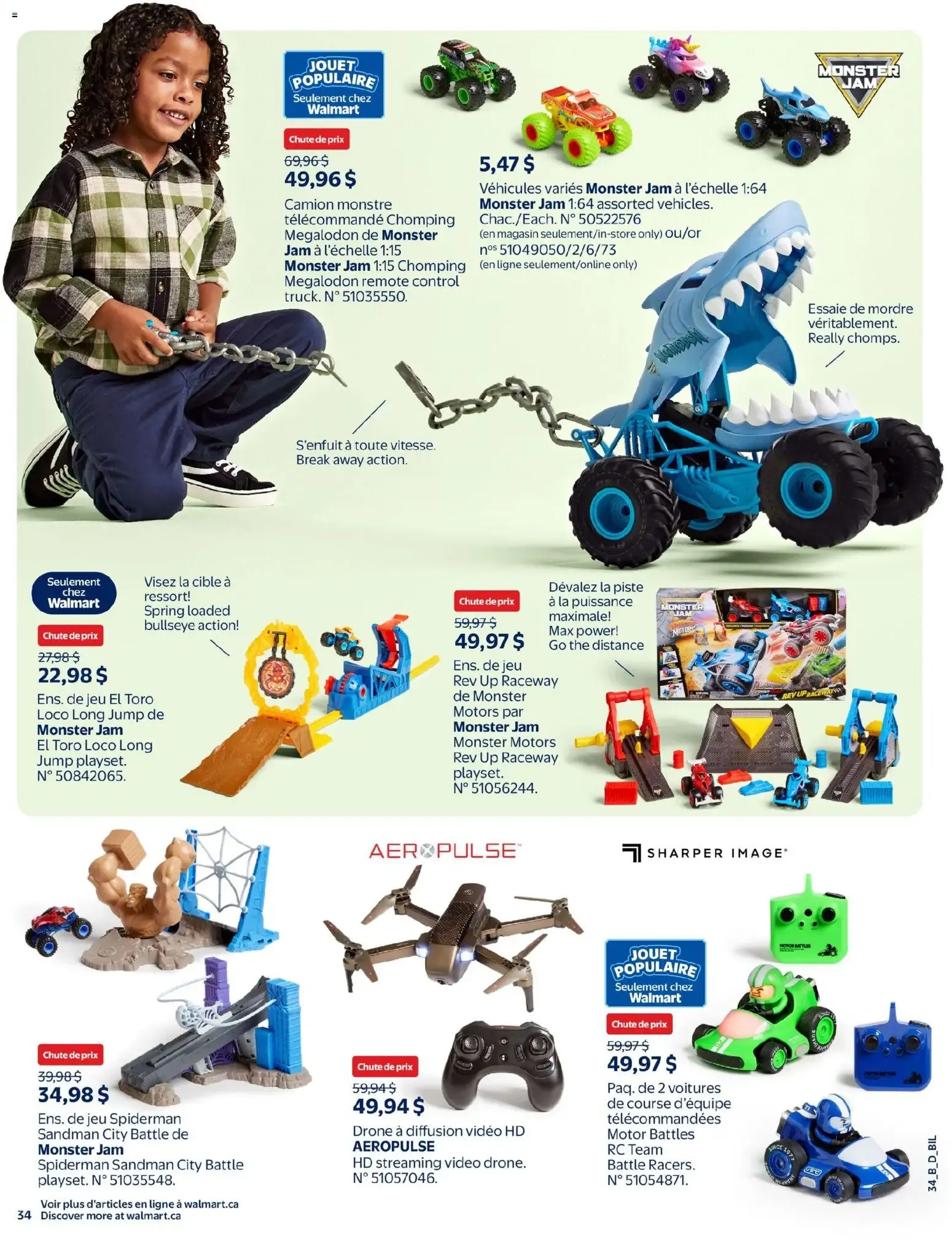 Walmart circulaire - Livret des jouets from Oct 15, 2026 > weekly specials & deals from October 15 to December 23 2026 - flyer page 44