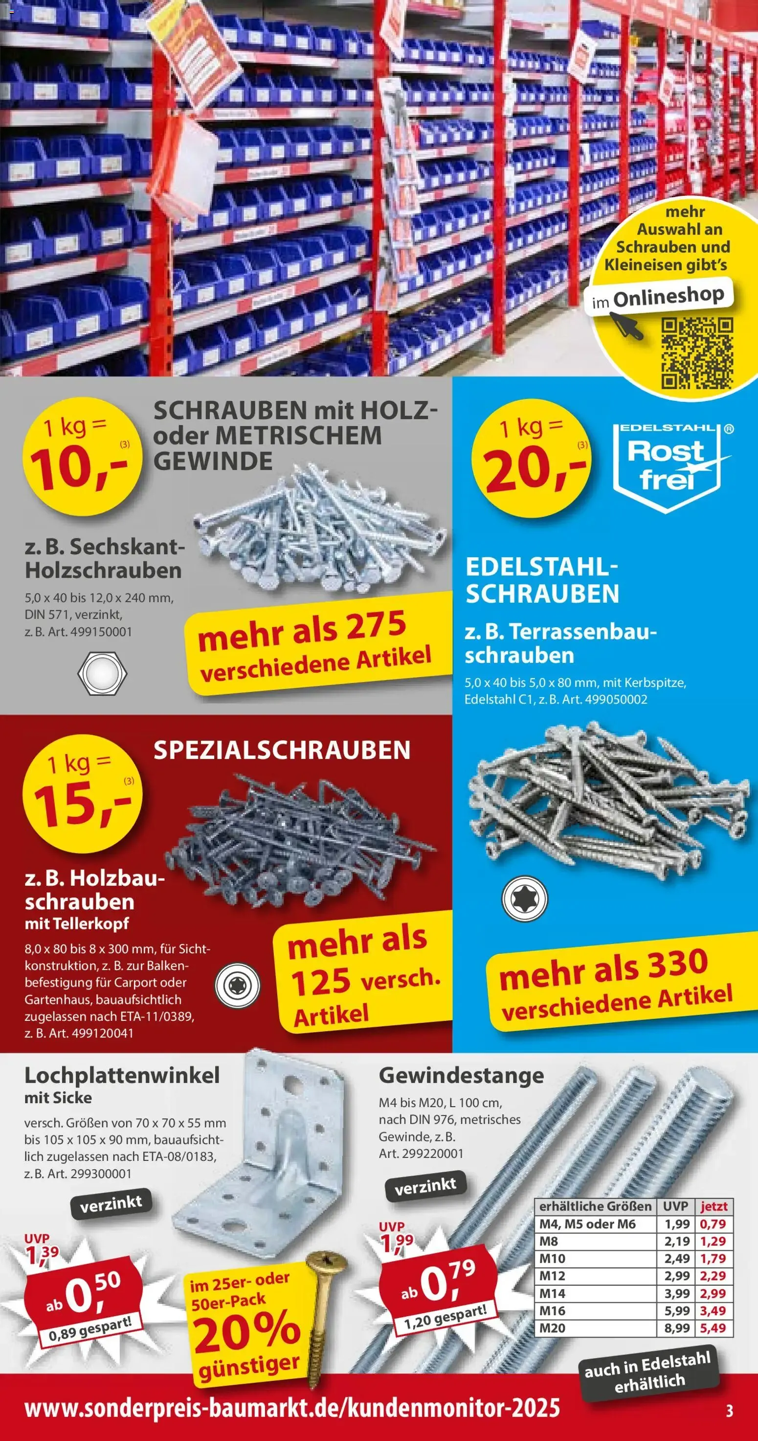 Sonderpreis Baumarkt Prospekt (ab 18.07.2026) zum Blättern von 18. Juli bis 24. Juli 2026 - Prospekt seite 3