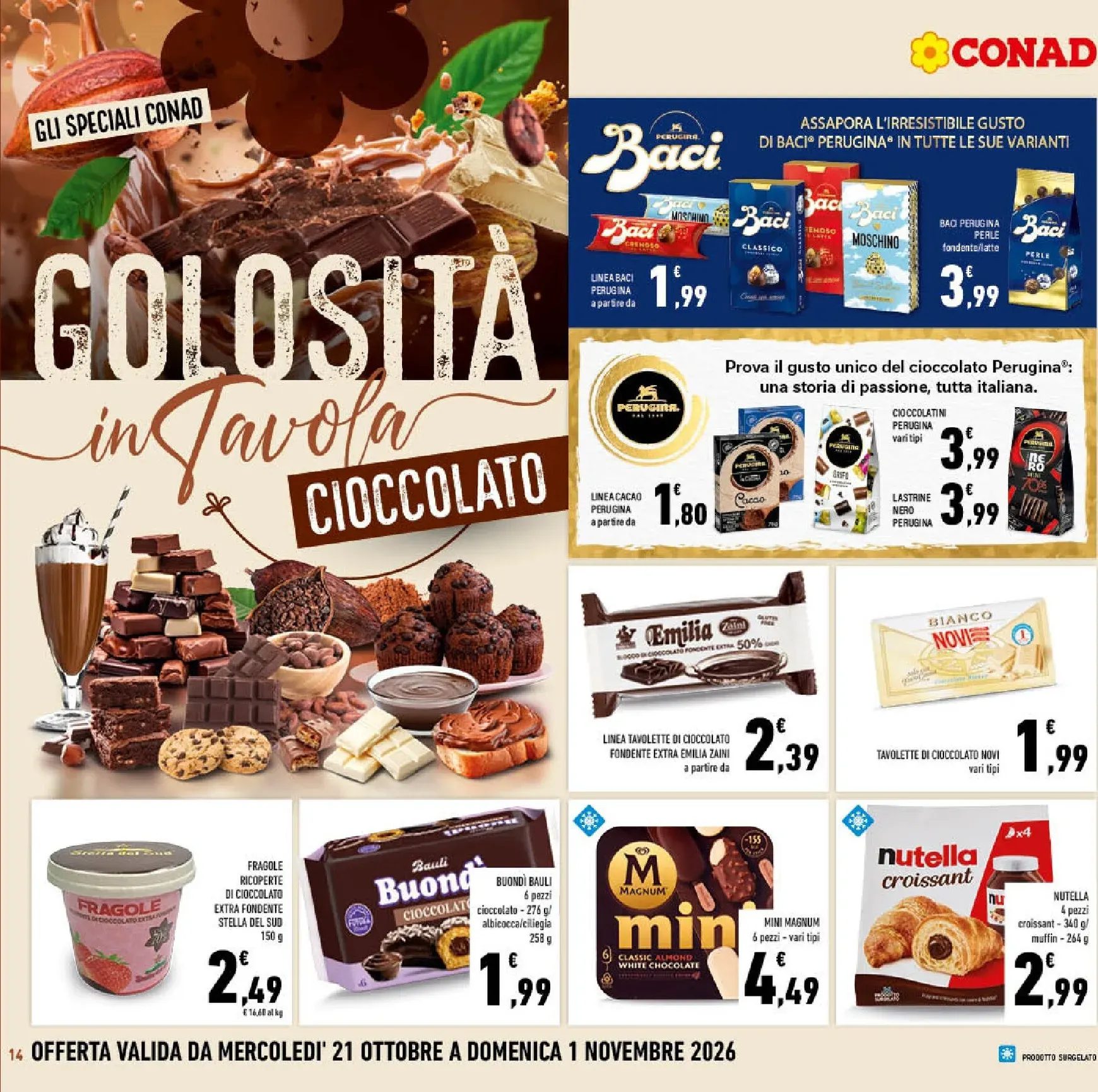 Conad Taglio Netto da 21 ottobre a 1 novembre di 2026 - Pagina del volantino 14
