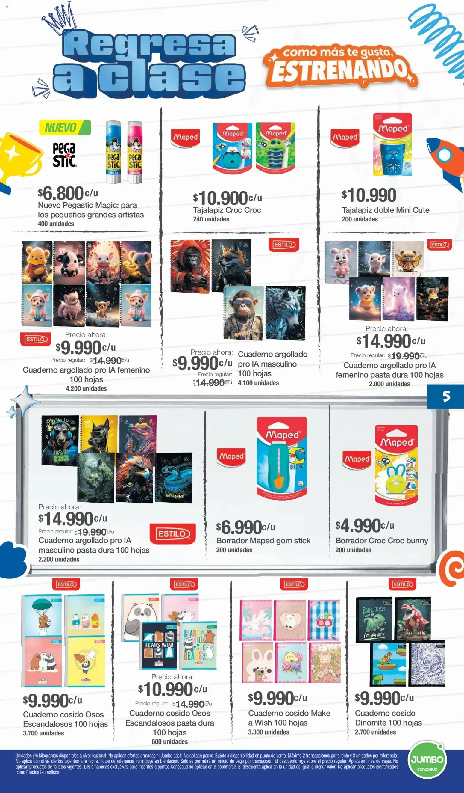 Catalogo de Jumbo Regresa a clase desde el 25/07/2026 > Revistas Agosto 25 de julio al 31 de agosto 2026 - Pag 5