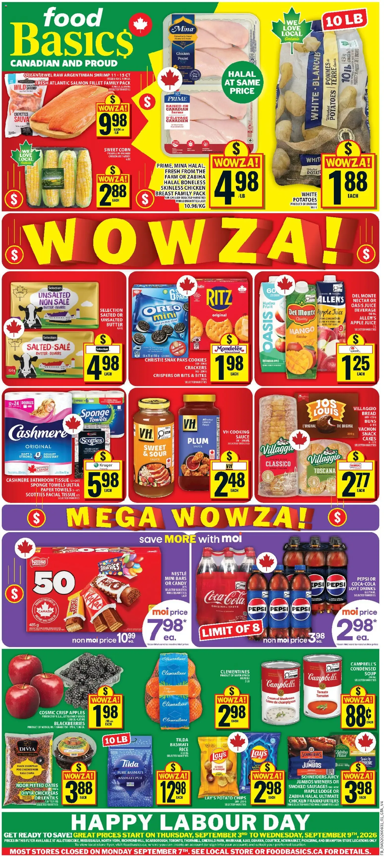 Food Basics weekly flyer / circulaire from Sep 3, 2026 > weekly specials & deals from September 3 to September 9 2026 - flyer page 1
