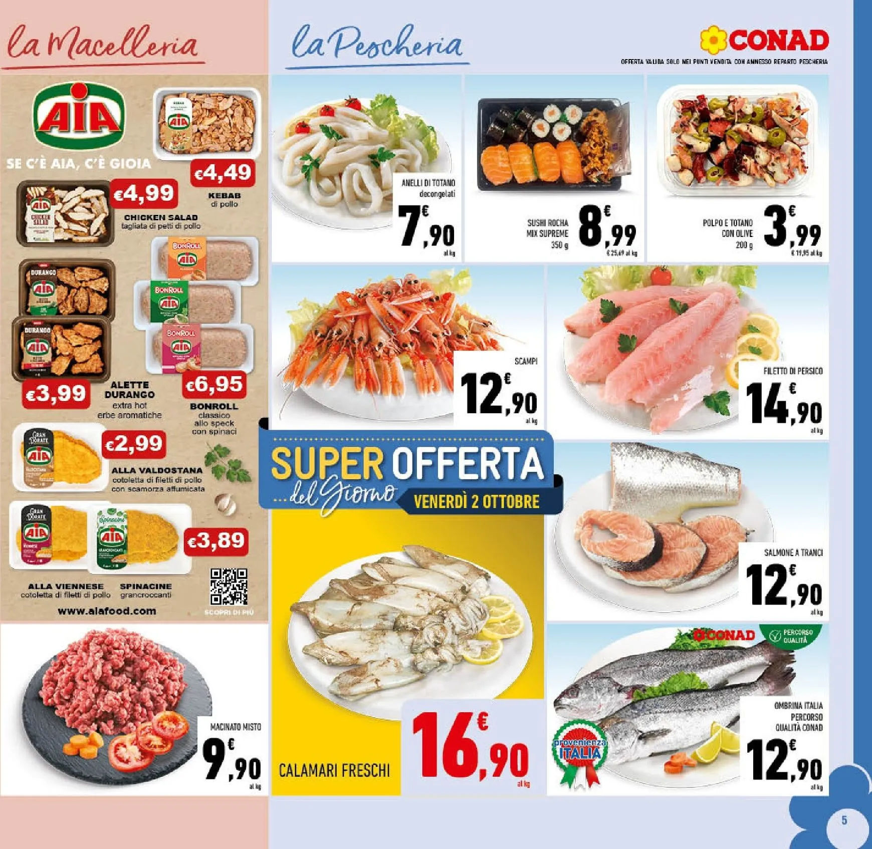 Volantino attuale di Conad valido dal mercoledì 23/09/2026 al domenica 04/10/2026 da 23 settembre a 4 ottobre di 2026 - Pagina del volantino 5