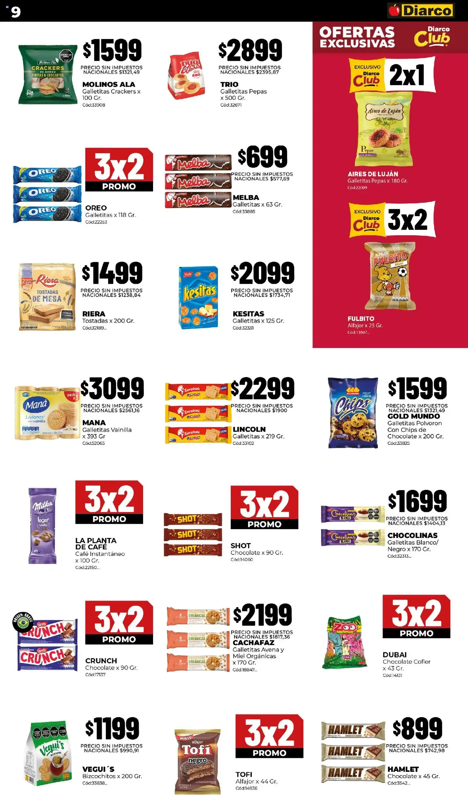 Ofertas de Diarco - Ofertas 3 de agosto al 7 de agosto 2026 - Página 9 del catálogo
