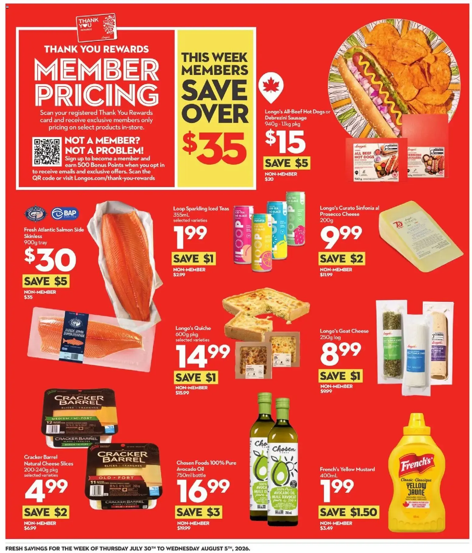 Longo's Civic Holiday Hours from August 3 to August 3 2026 - flyer page 5