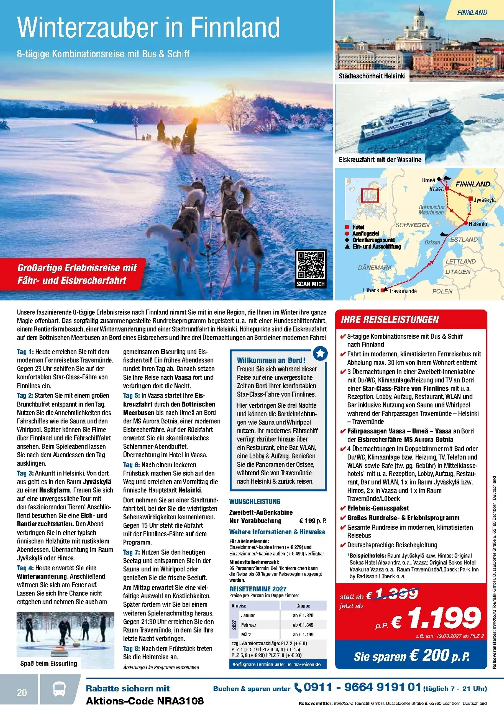 Norma - Reisen Prospekt – von Samstag 01.08.2026 bis Montag 31.08.2026 von 1. August bis 31. August 2026 - Prospekt seite 20