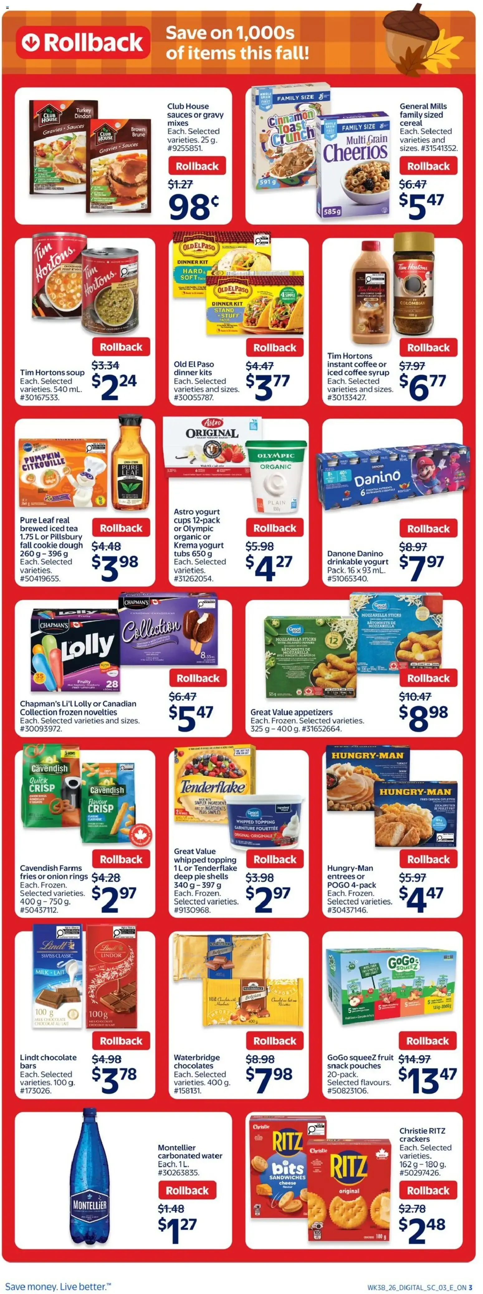 Walmart weekly flyer from Oct 15, 2026 > weekly specials & deals from October 15 to October 21 2026 - flyer page 6