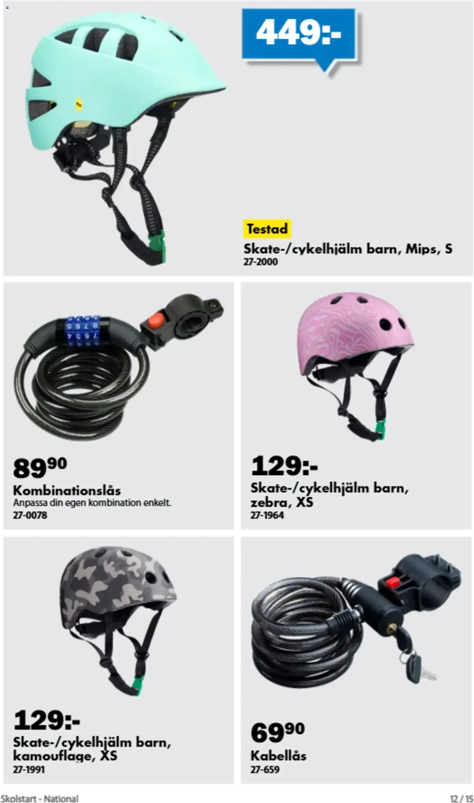 Biltema - Skolstart 2026 från 17 augusti till 30 augusti 2026 - Reklamblad sidor 12