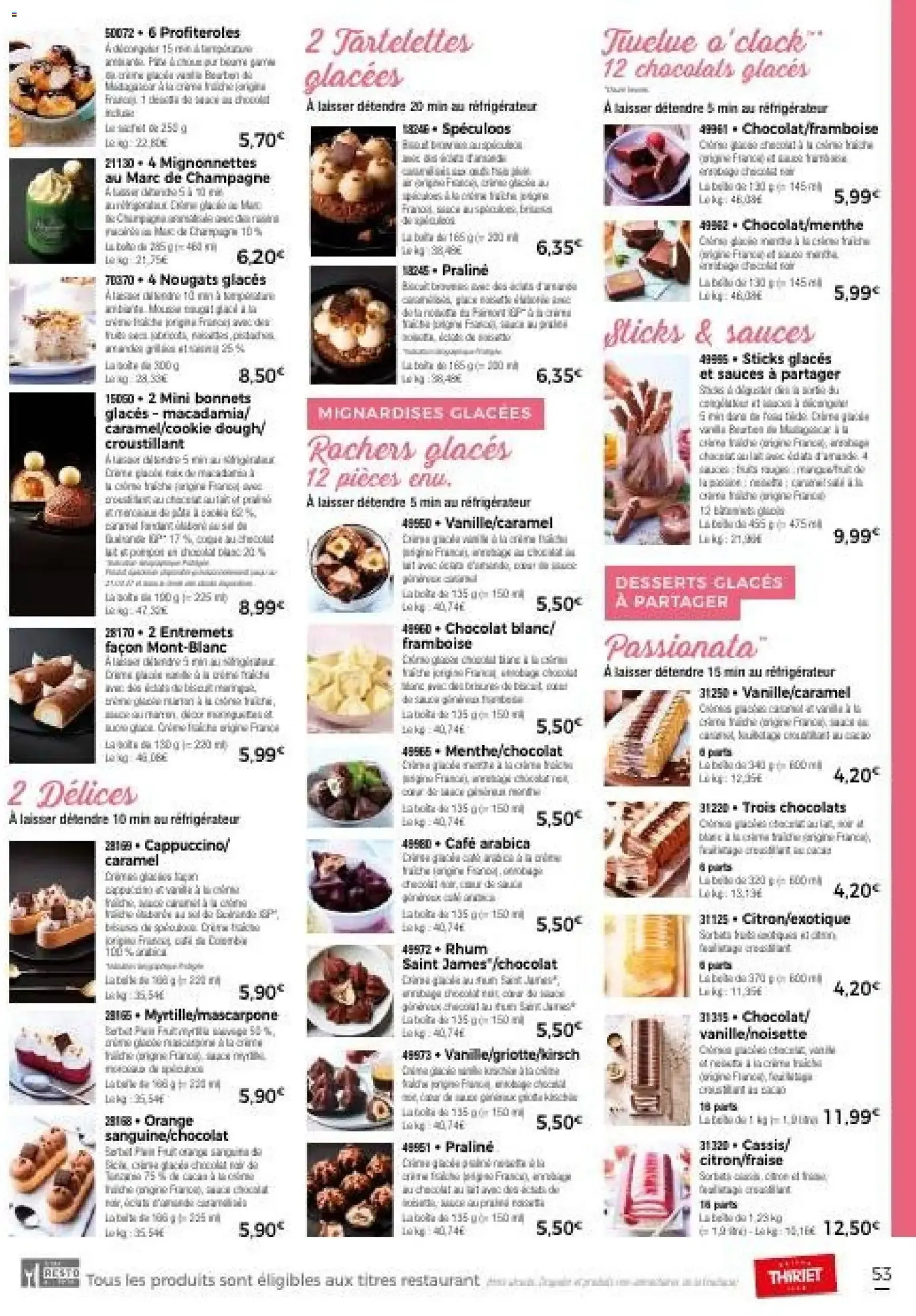 Thiriet - Catalogue automne à partir du 30/09/2026 - promo en ligne du 30 septembre au 31 décembre 2026 - Catalogue page 53