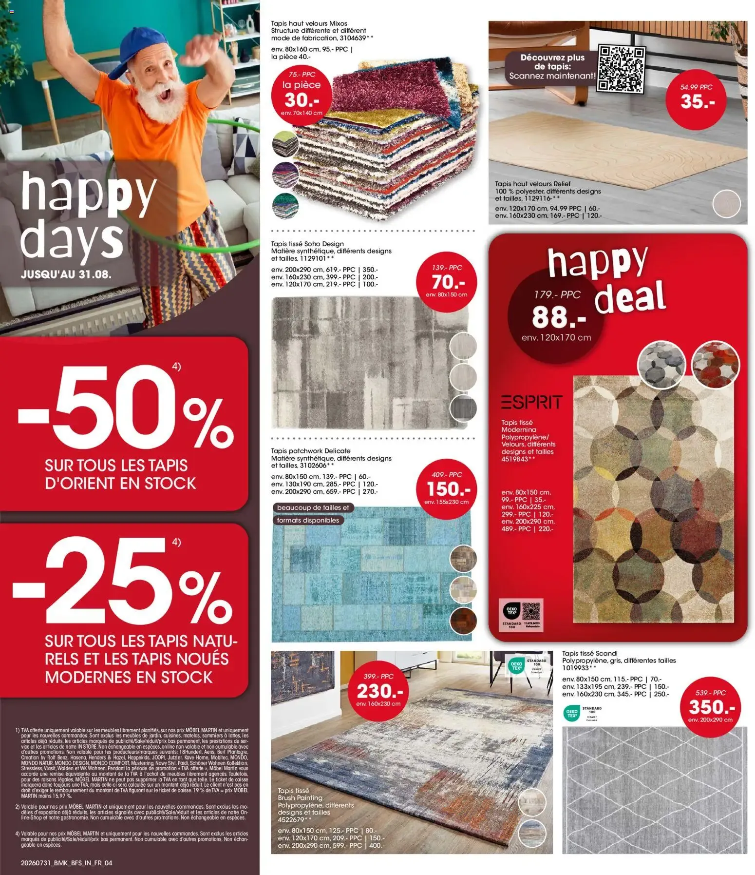Möbel Martin - happy days du 31 juillet au 31 août 2026 - Catalogue page 4
