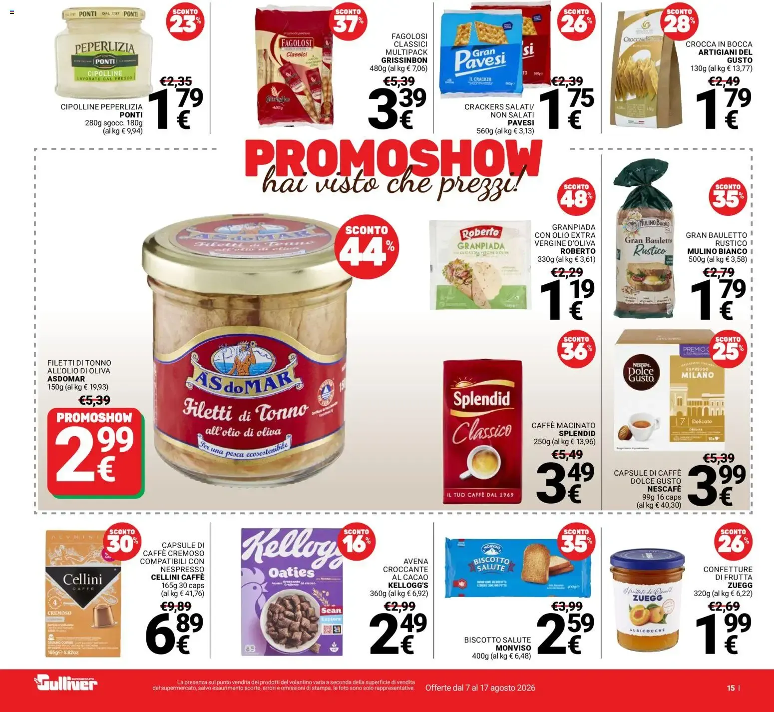 Nuovo Gulliver volantino dal 07/08/2026 > offerte anteprima 🛍️ da 7 agosto a 17 agosto di 2026 - Pagina del volantino 15