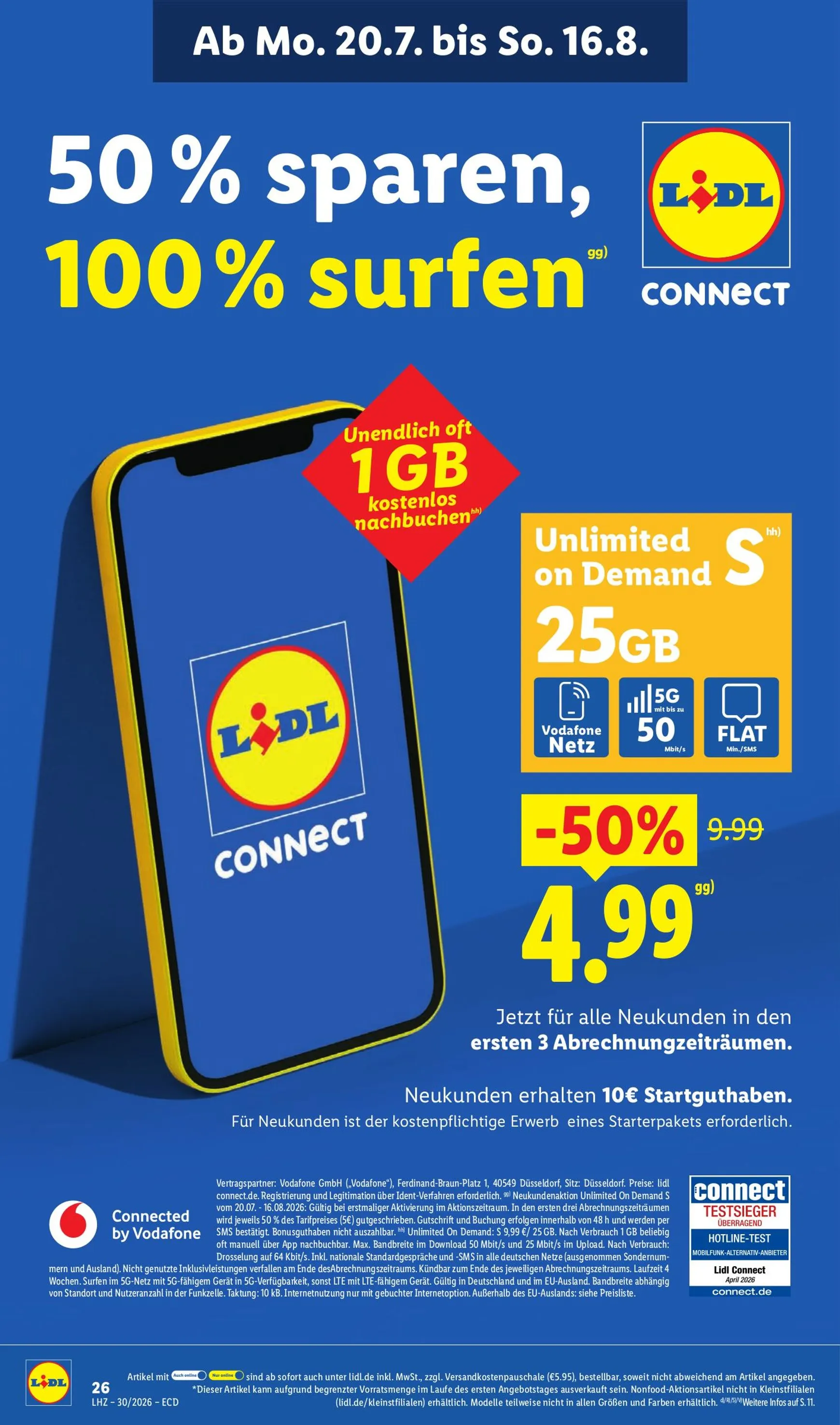Lidl: Sparen beim Preisführer von 20. Juli bis 25. Juli 2026 - Prospekt seite 31