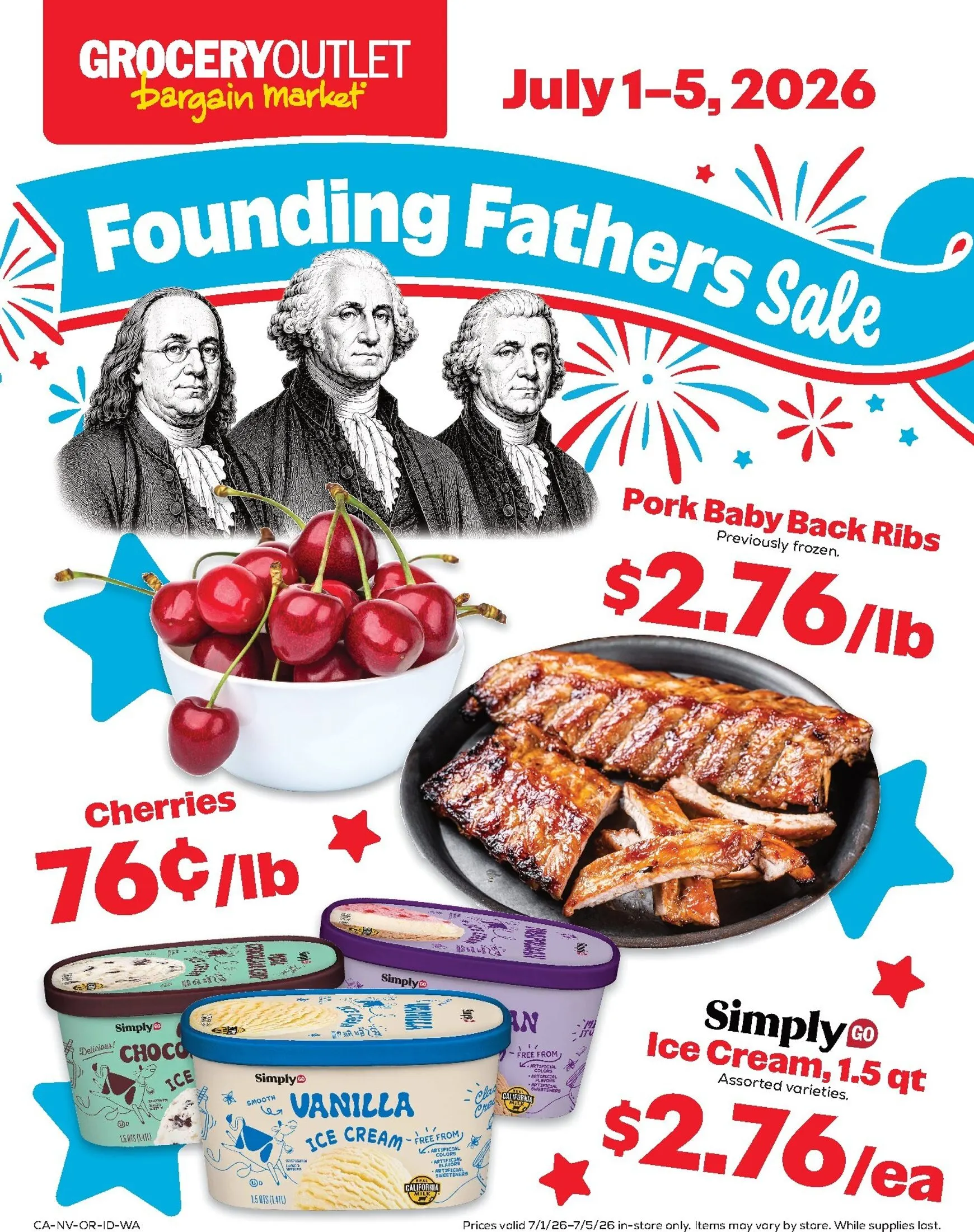 Weekly ad Founding Fathers Sale from July 1 to July 5 2026 - Page 1