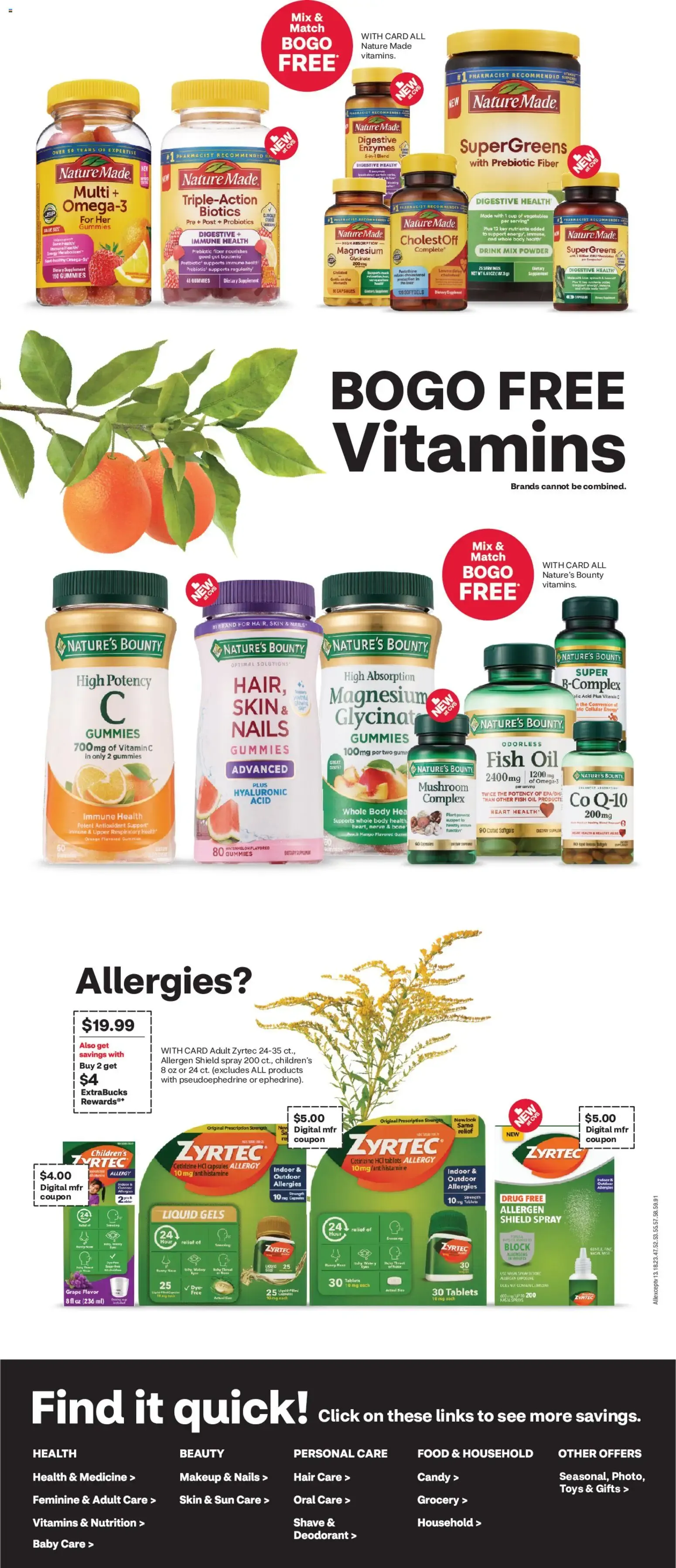 Weekly ad CVS Weekly Ad from 08/30/2026 - Flyer, Circular this week from August 30 to September 5 2026 - Page 5